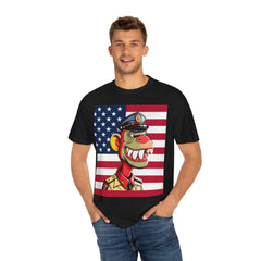 Messy Ape Police#115 Unisex Garment-Dyed T-shirt