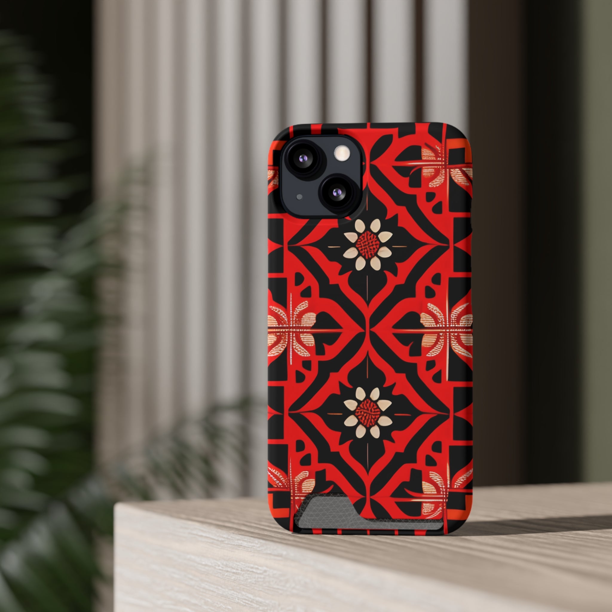 Phone Case With Card Holder ( Indonesian Style I801)