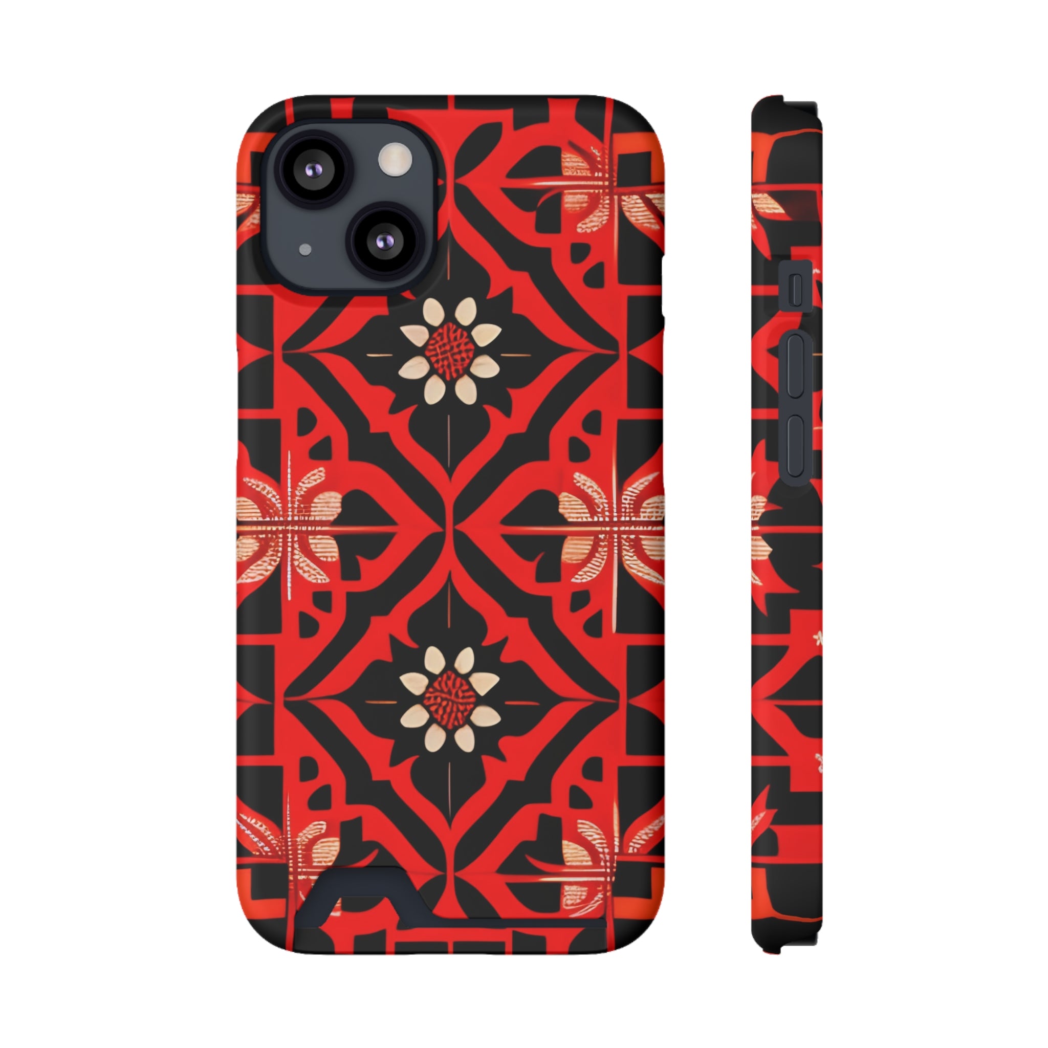 Phone Case With Card Holder ( Indonesian Style I801)