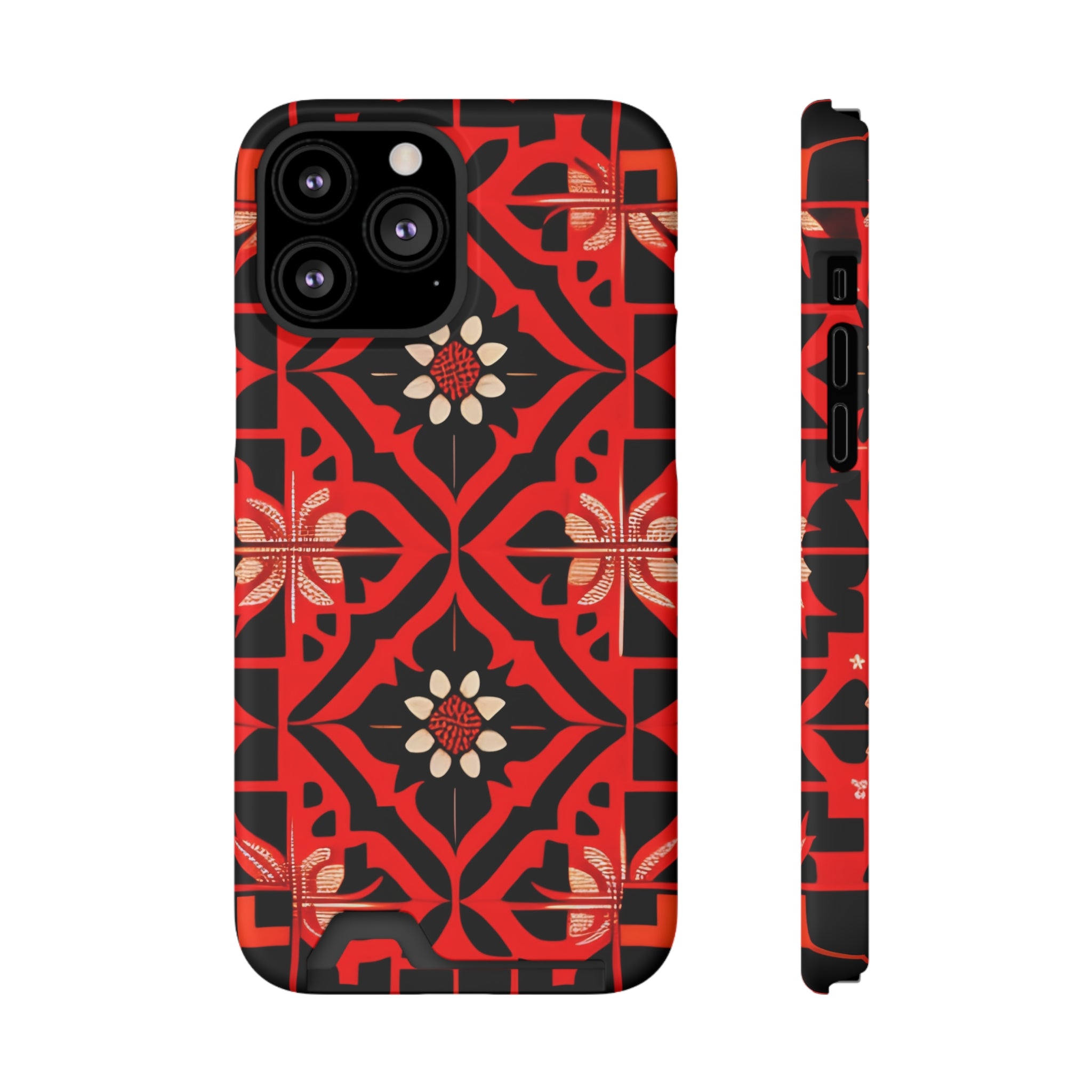 Phone Case With Card Holder ( Indonesian Style I801)
