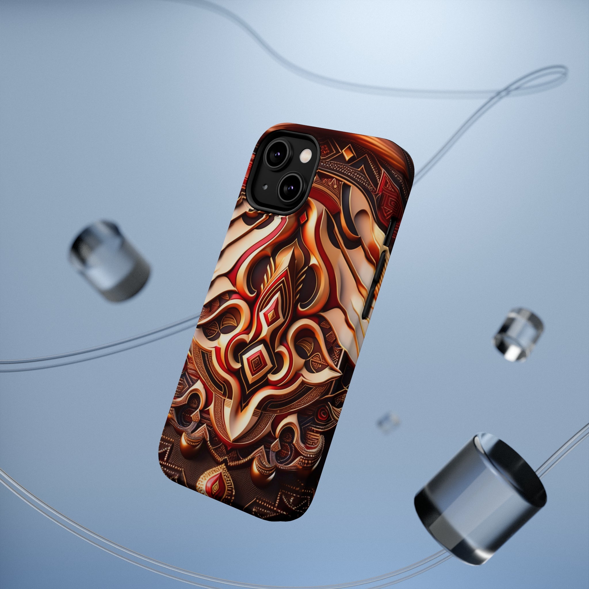 Desert  geometric shapes MagSafe Tough Cases (Arabic style)