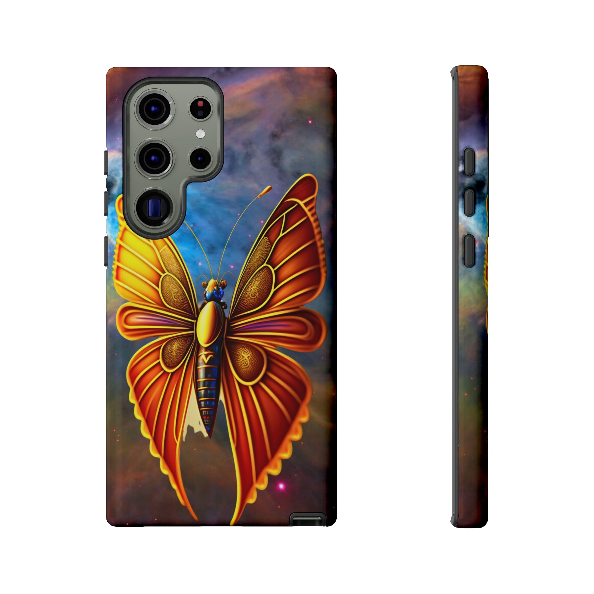Butterfly on Space Tough Case