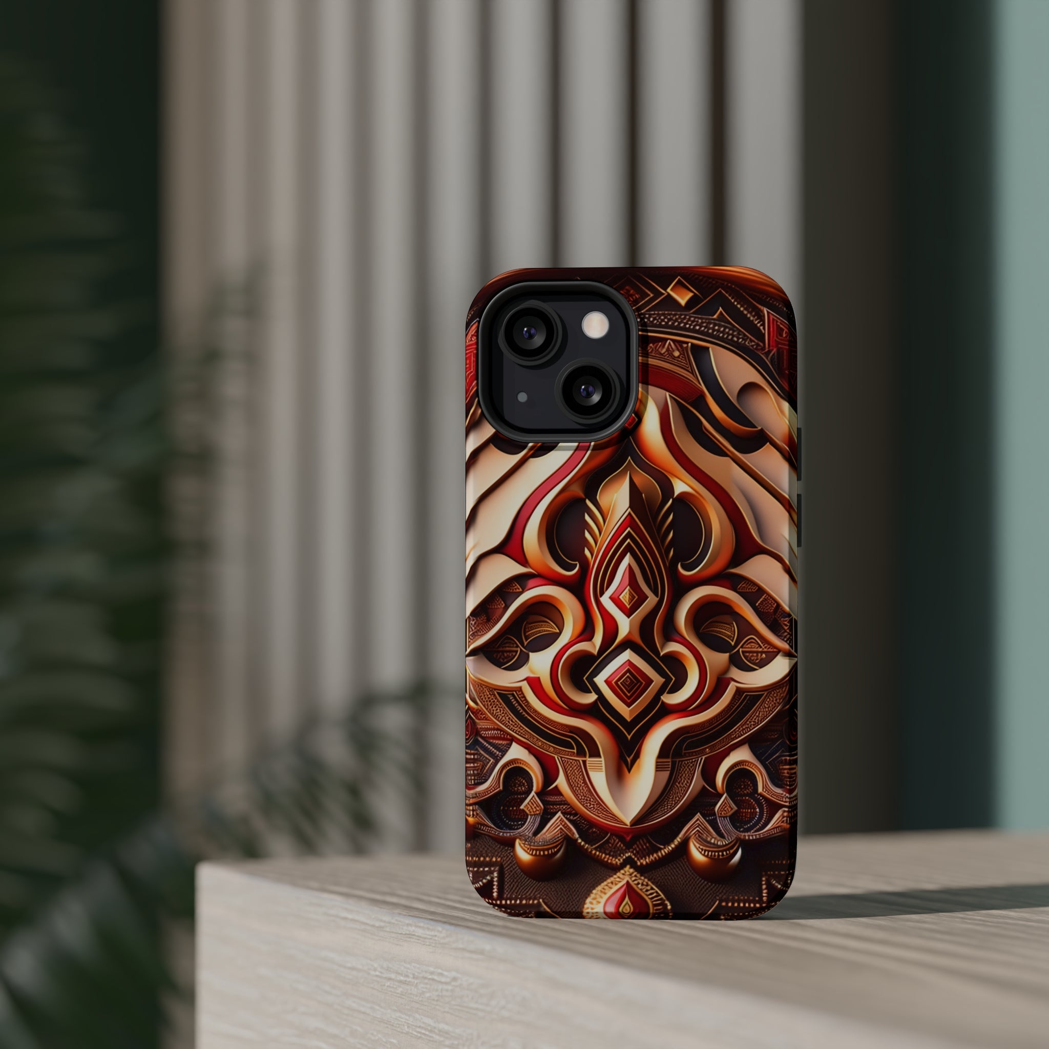 Desert  geometric shapes MagSafe Tough Cases (Arabic style)