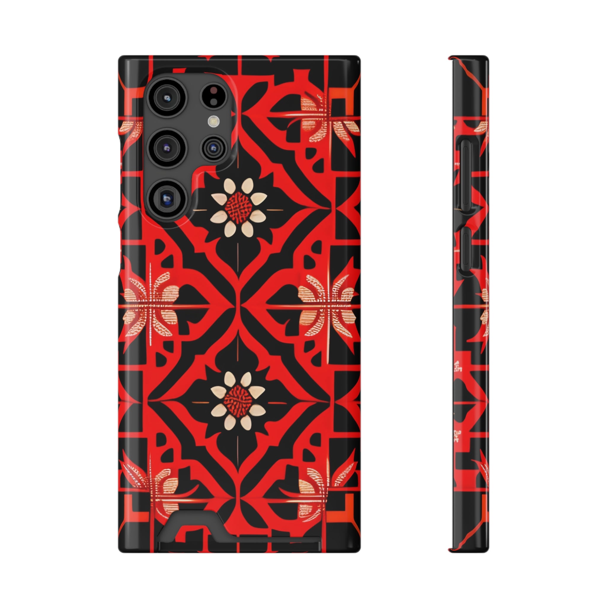 Phone Case With Card Holder ( Indonesian Style I801)