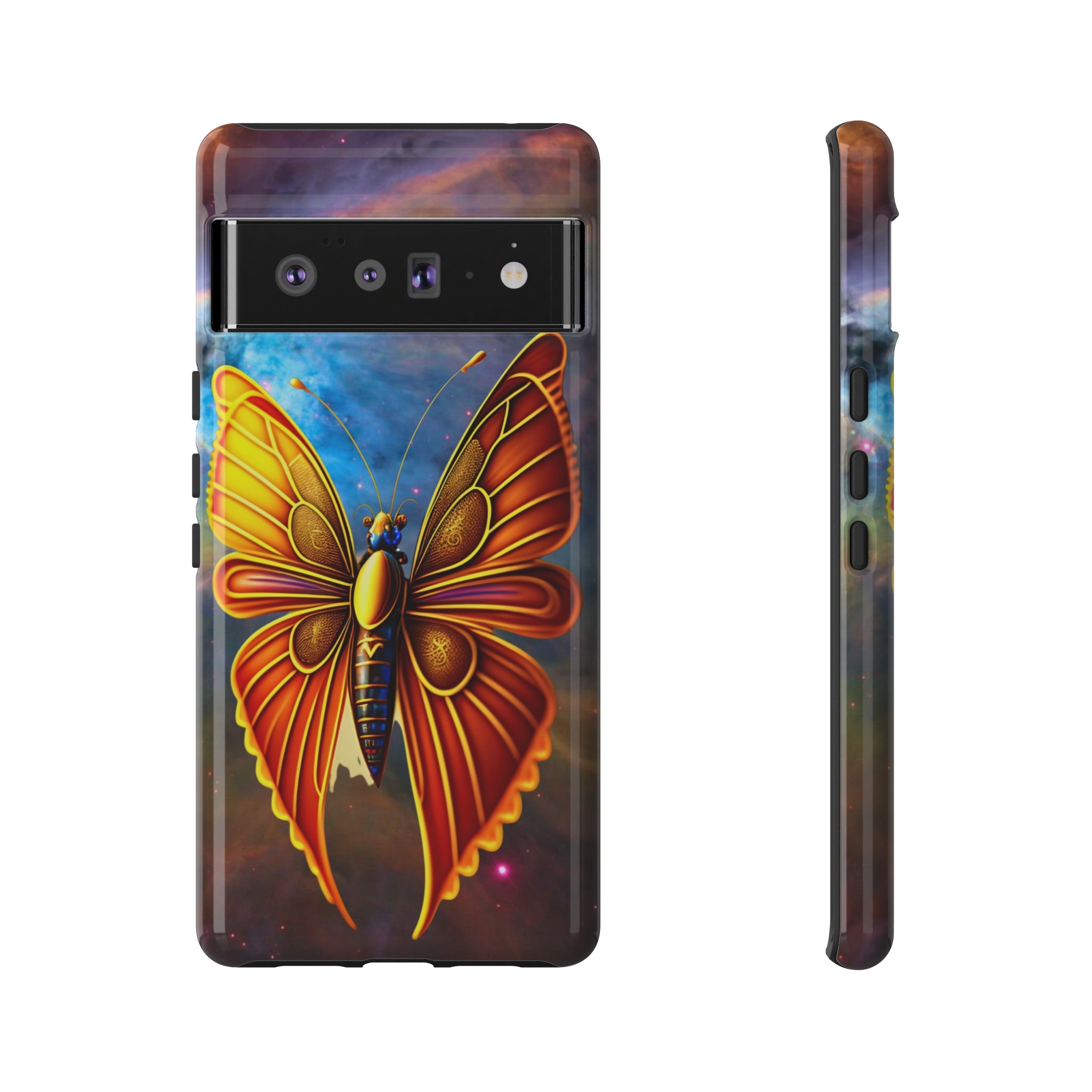 Butterfly on Space Tough Case