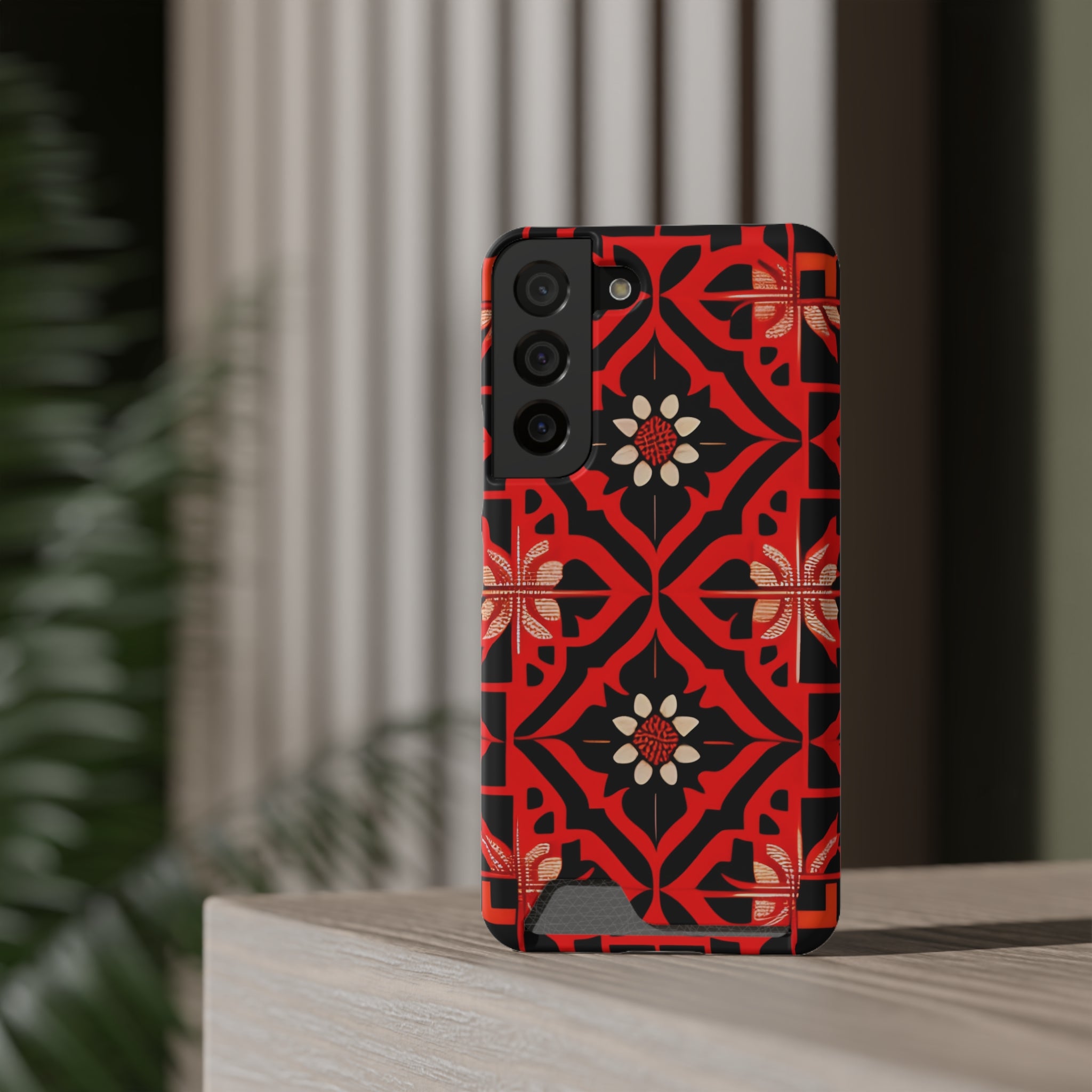 Phone Case With Card Holder ( Indonesian Style I801)