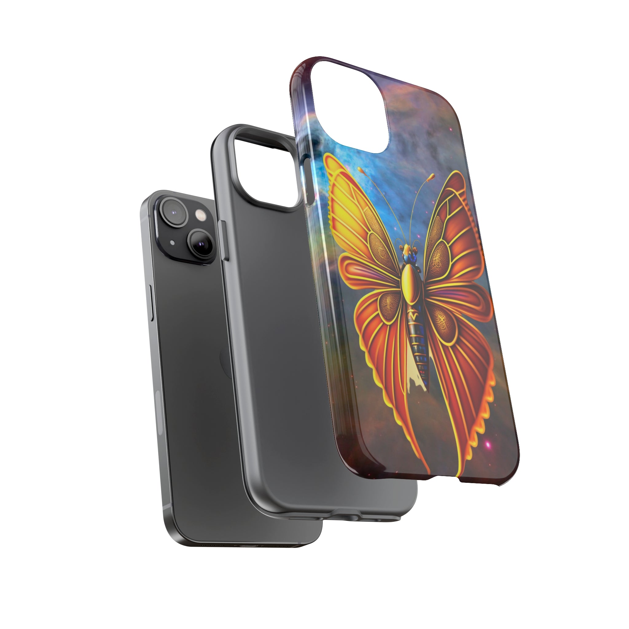 Butterfly on Space Tough Case
