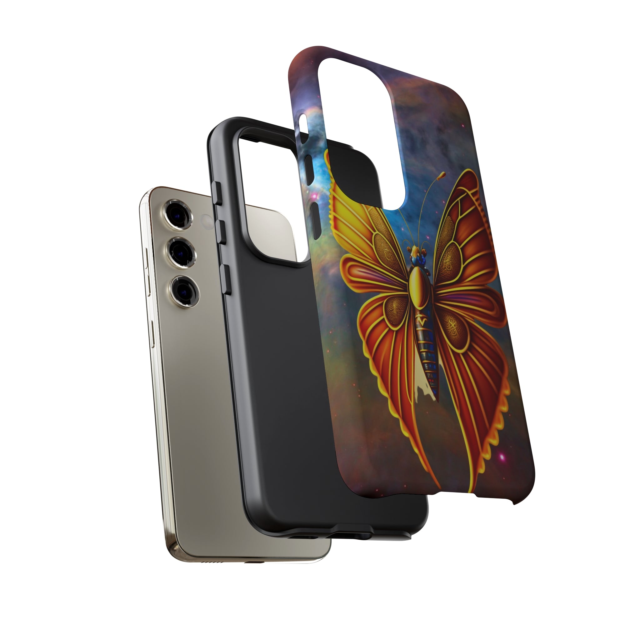 Butterfly on Space Tough Case