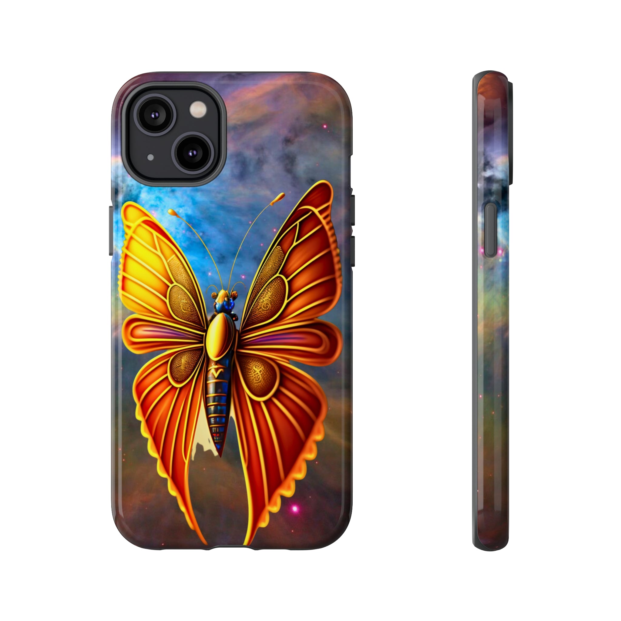 Butterfly on Space Tough Case