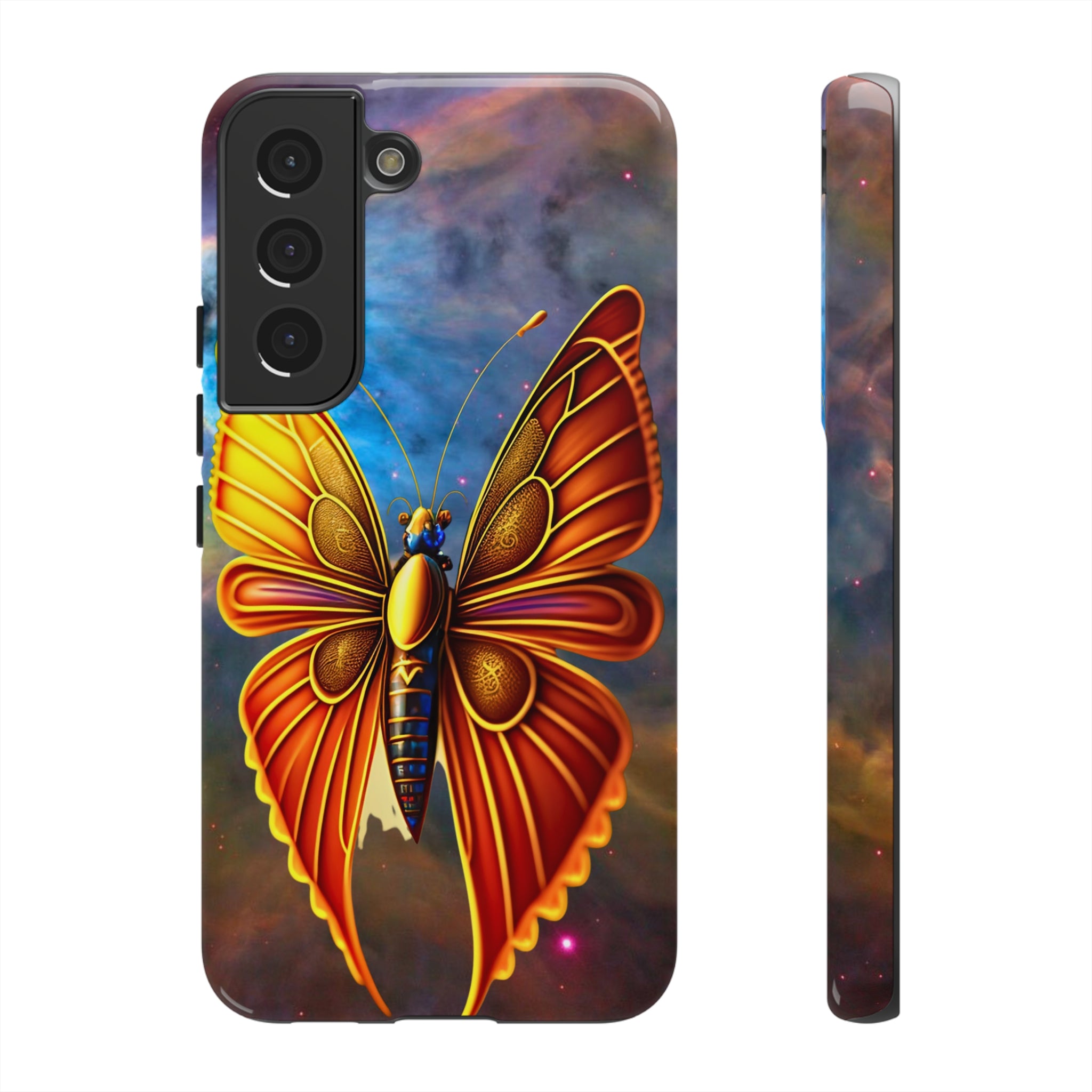 Butterfly on Space Tough Case