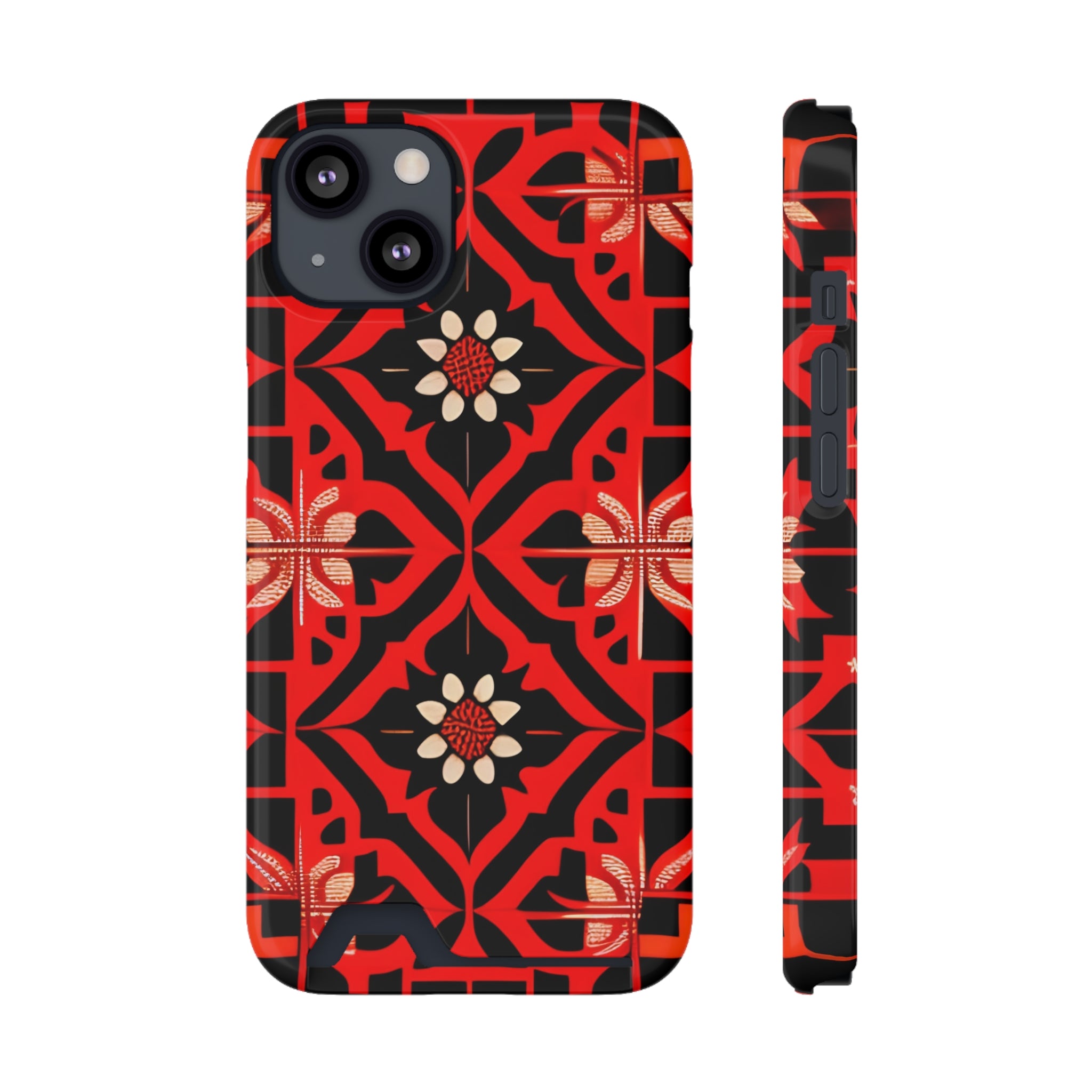 Phone Case With Card Holder ( Indonesian Style I801)