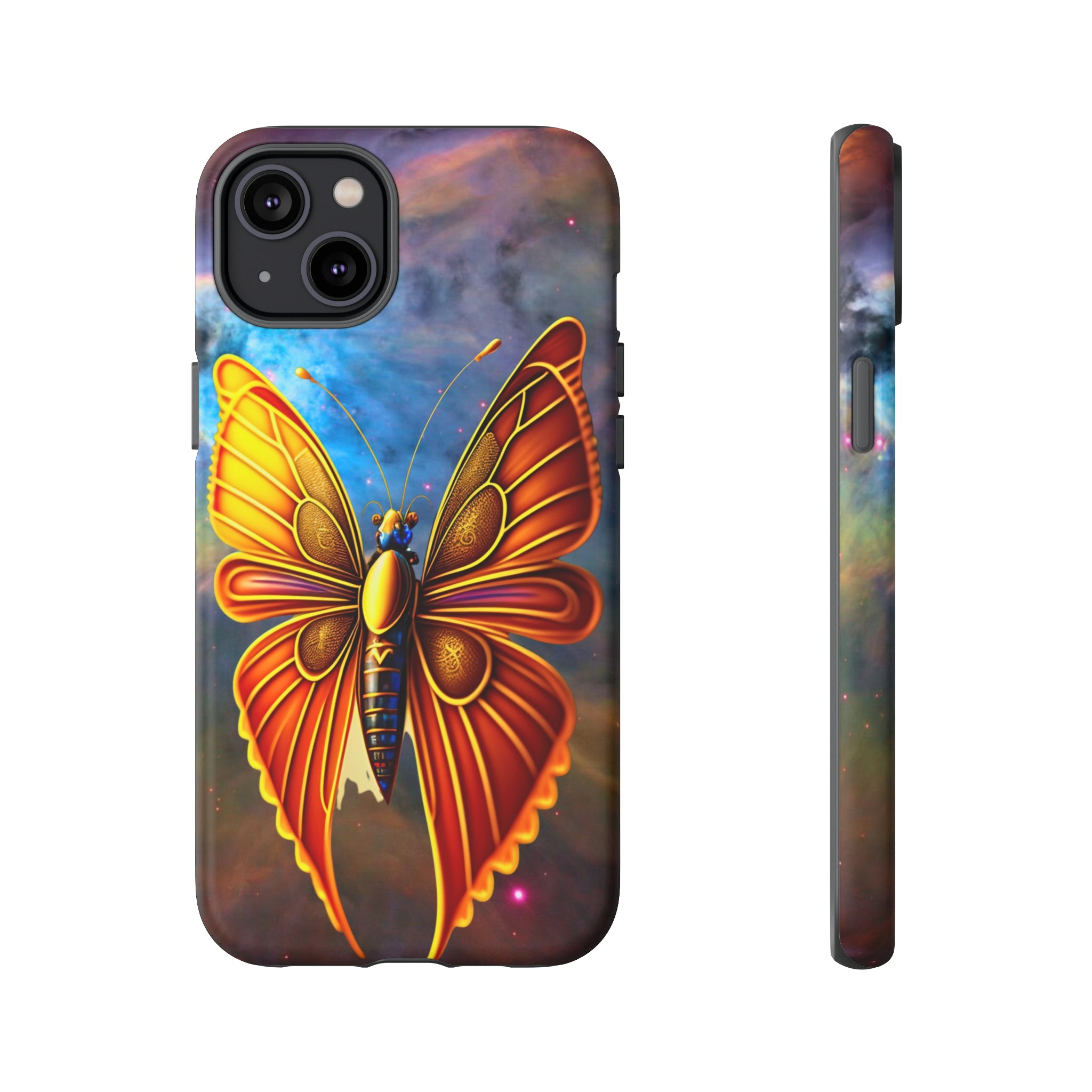 Butterfly on Space Tough Case