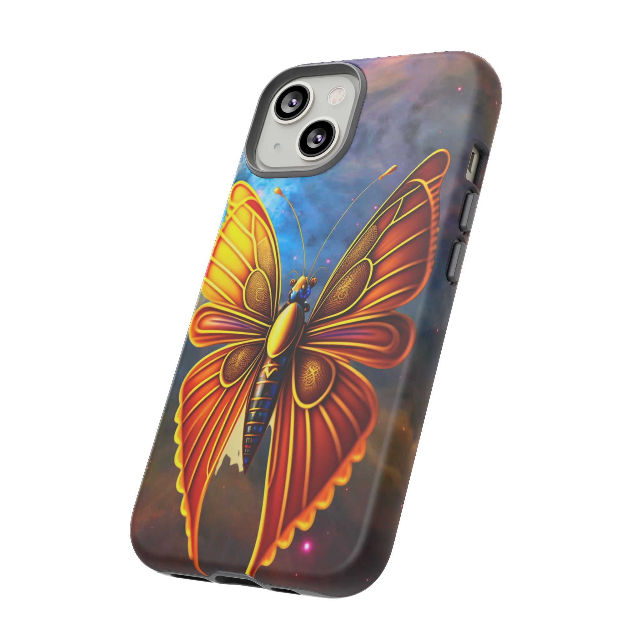Butterfly on Space Tough Case