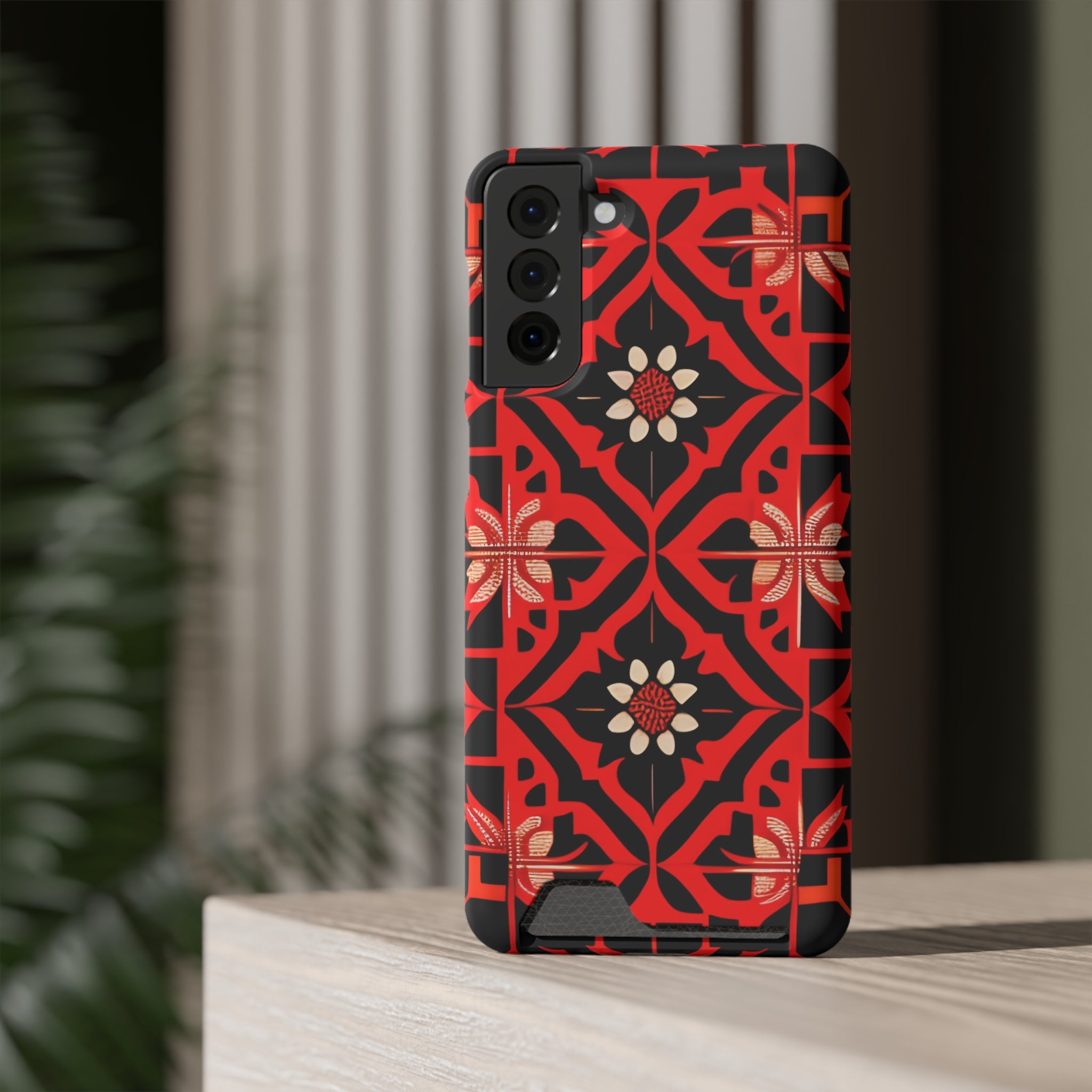 Phone Case With Card Holder ( Indonesian Style I801)