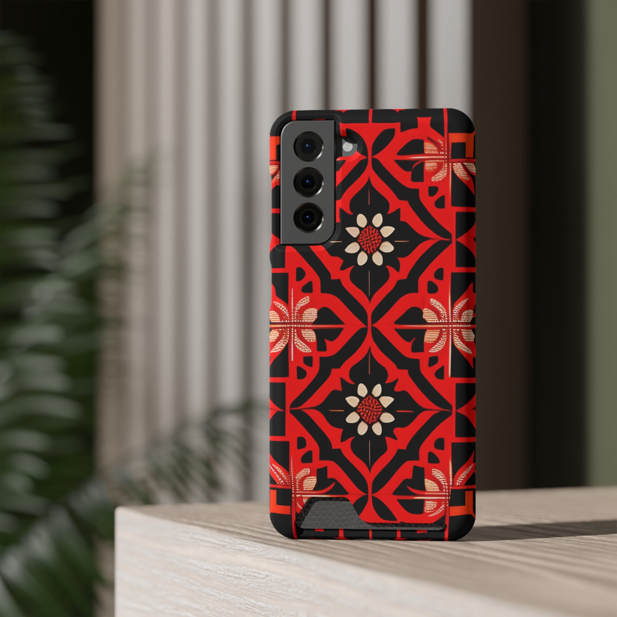 Phone Case With Card Holder ( Indonesian Style I801)