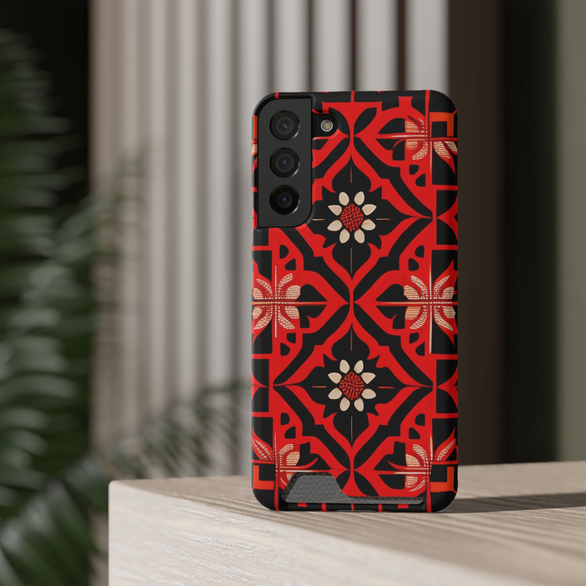 Phone Case With Card Holder ( Indonesian Style I801)