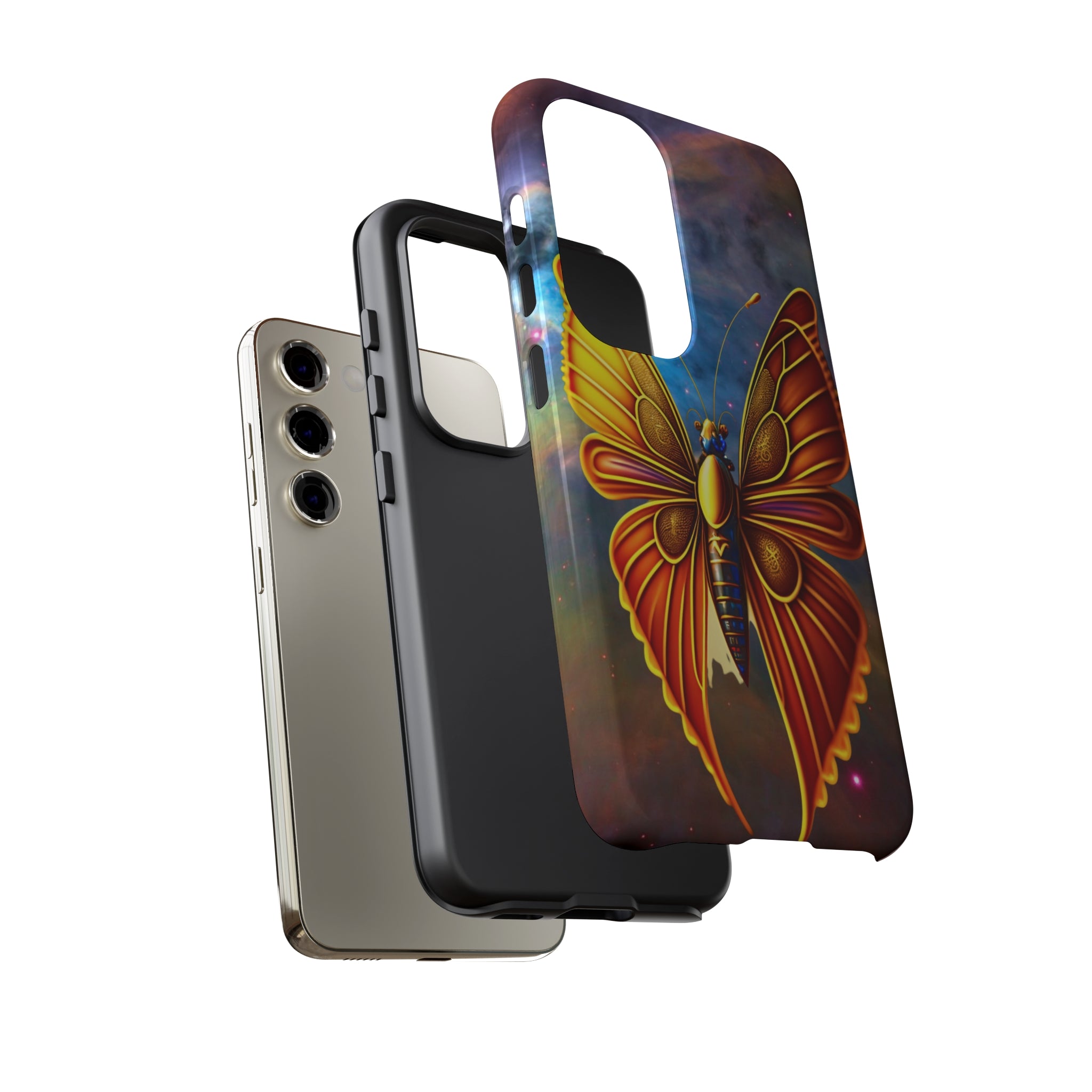 Butterfly on Space Tough Case