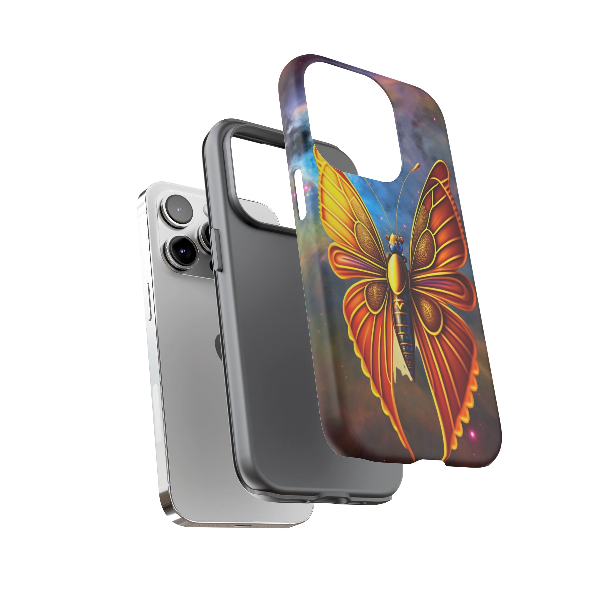 Butterfly on Space Tough Case