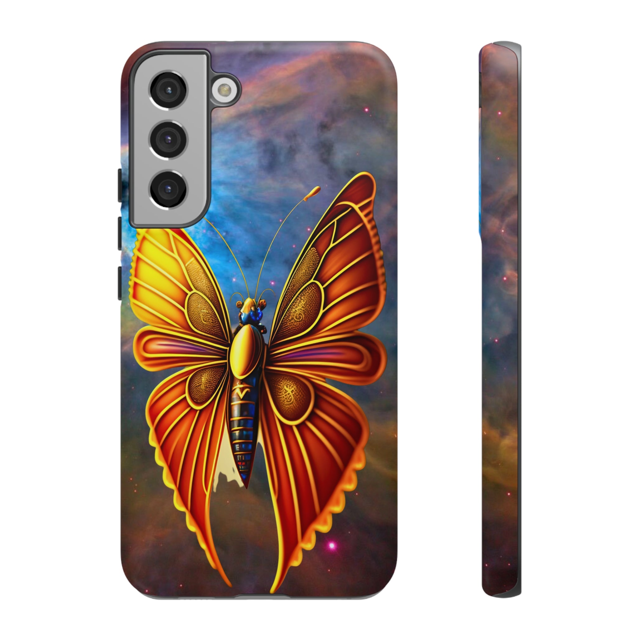 Butterfly on Space Tough Case