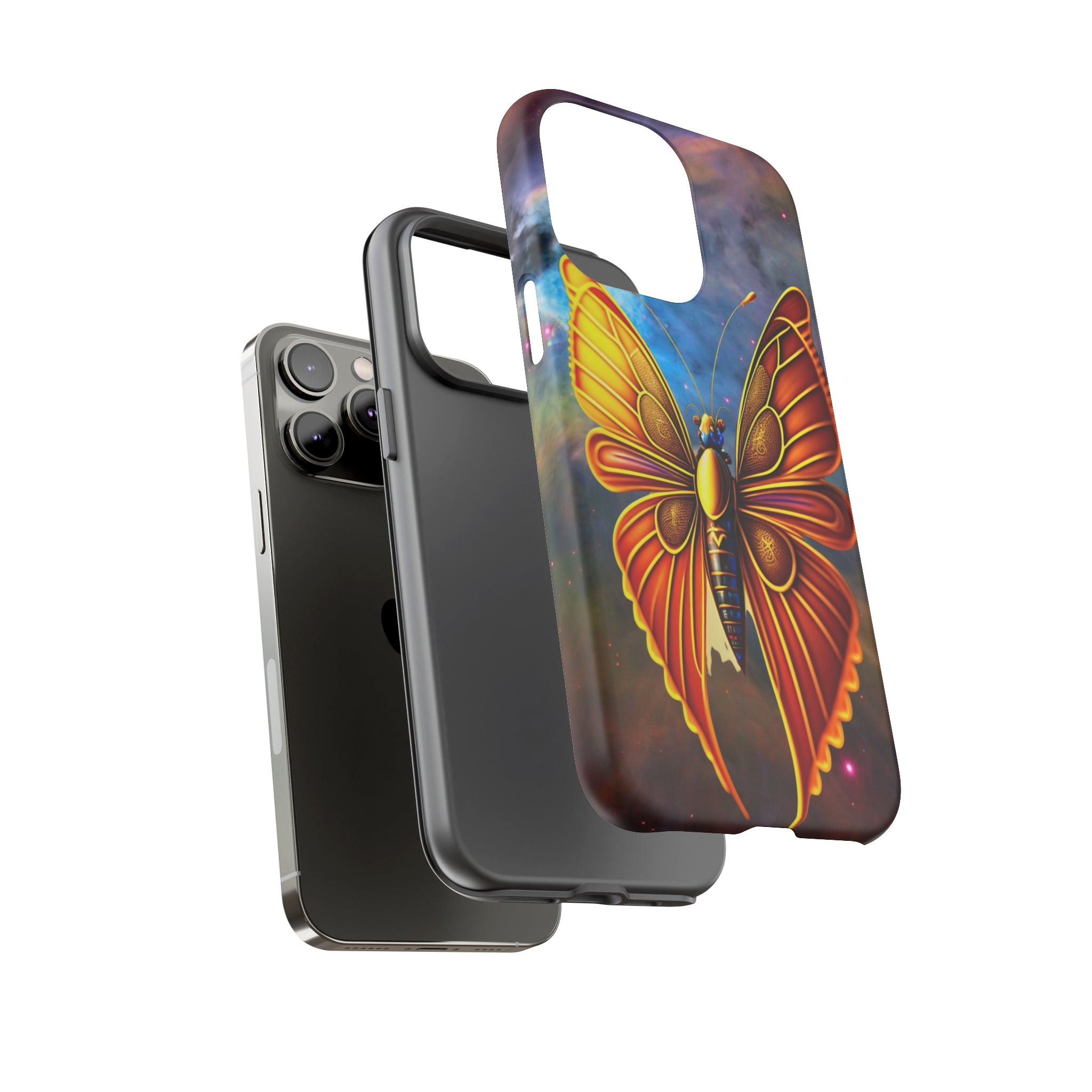 Butterfly on Space Tough Case