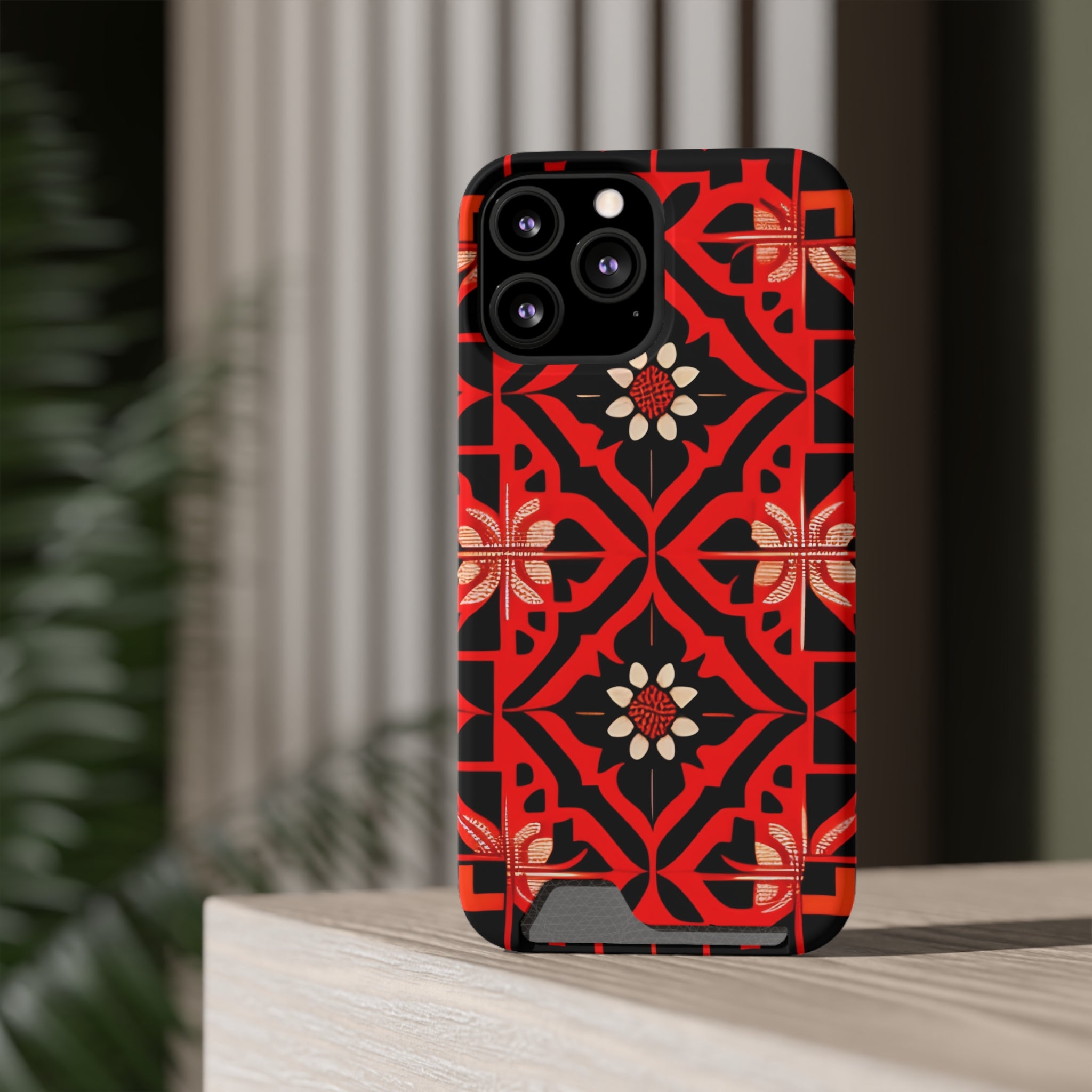 Phone Case With Card Holder ( Indonesian Style I801)