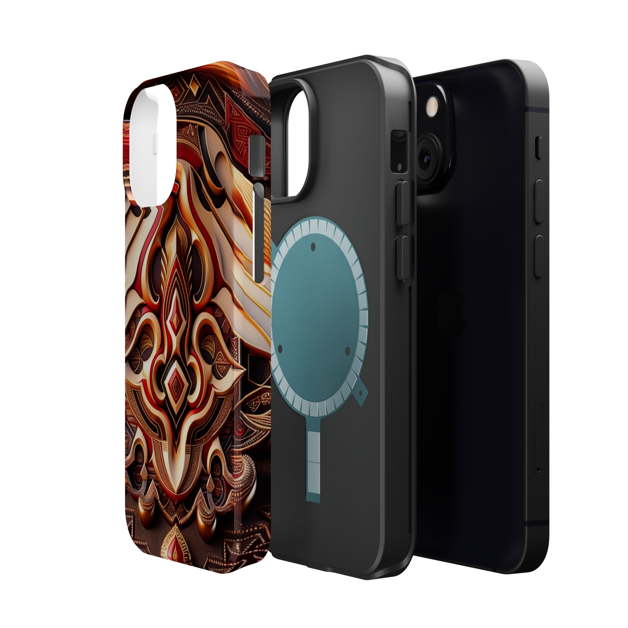 Desert  geometric shapes MagSafe Tough Cases (Arabic style)