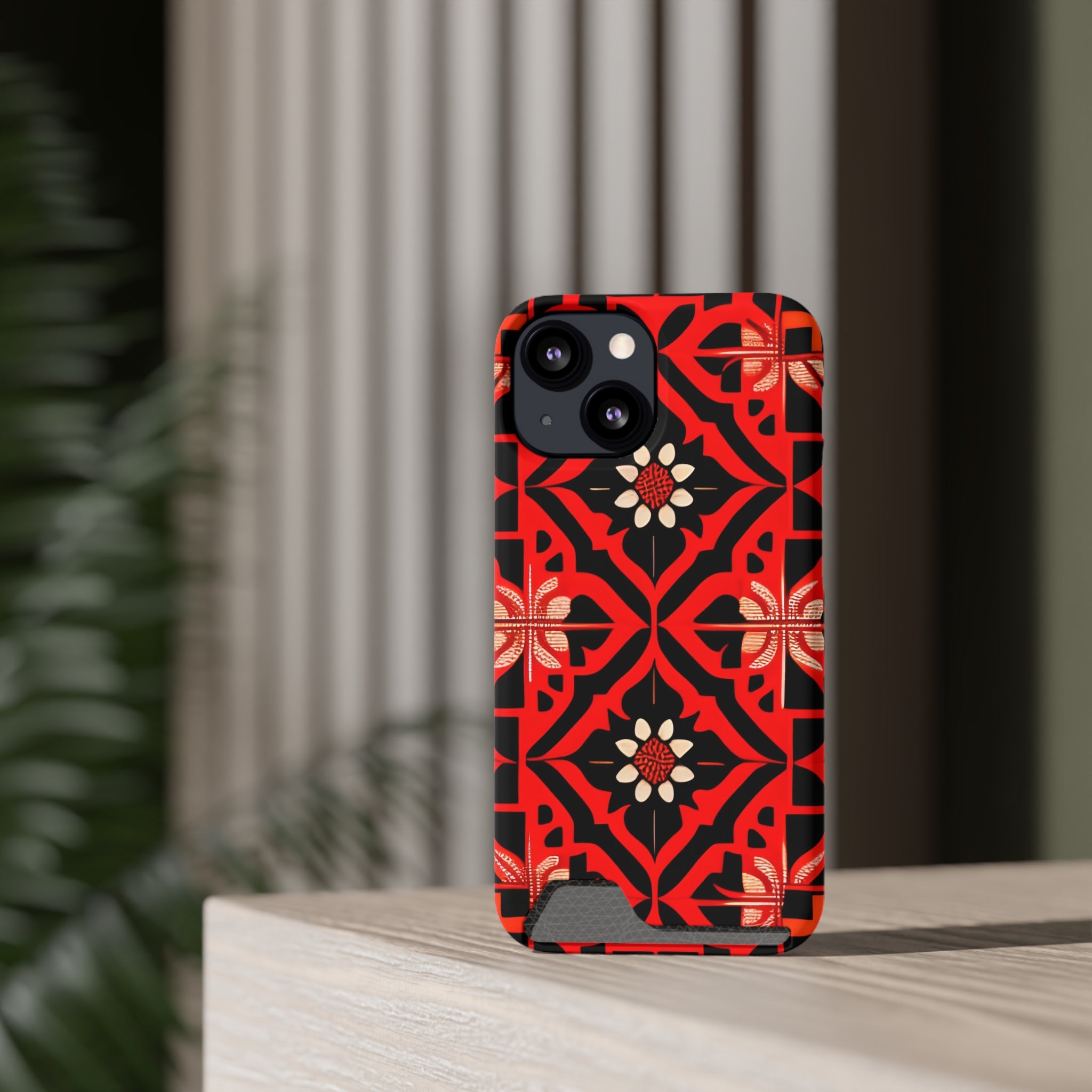 Phone Case With Card Holder ( Indonesian Style I801)