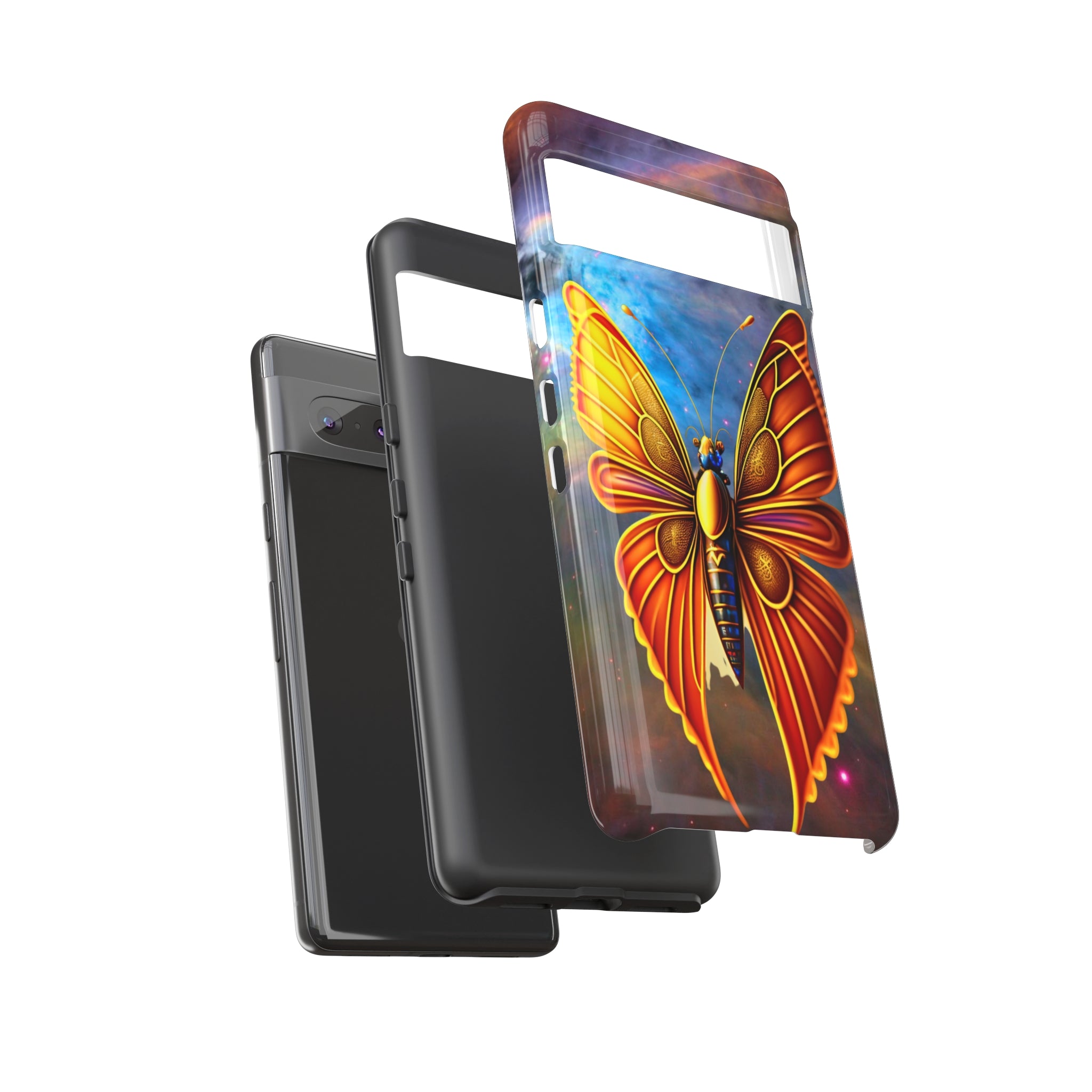 Butterfly on Space Tough Case