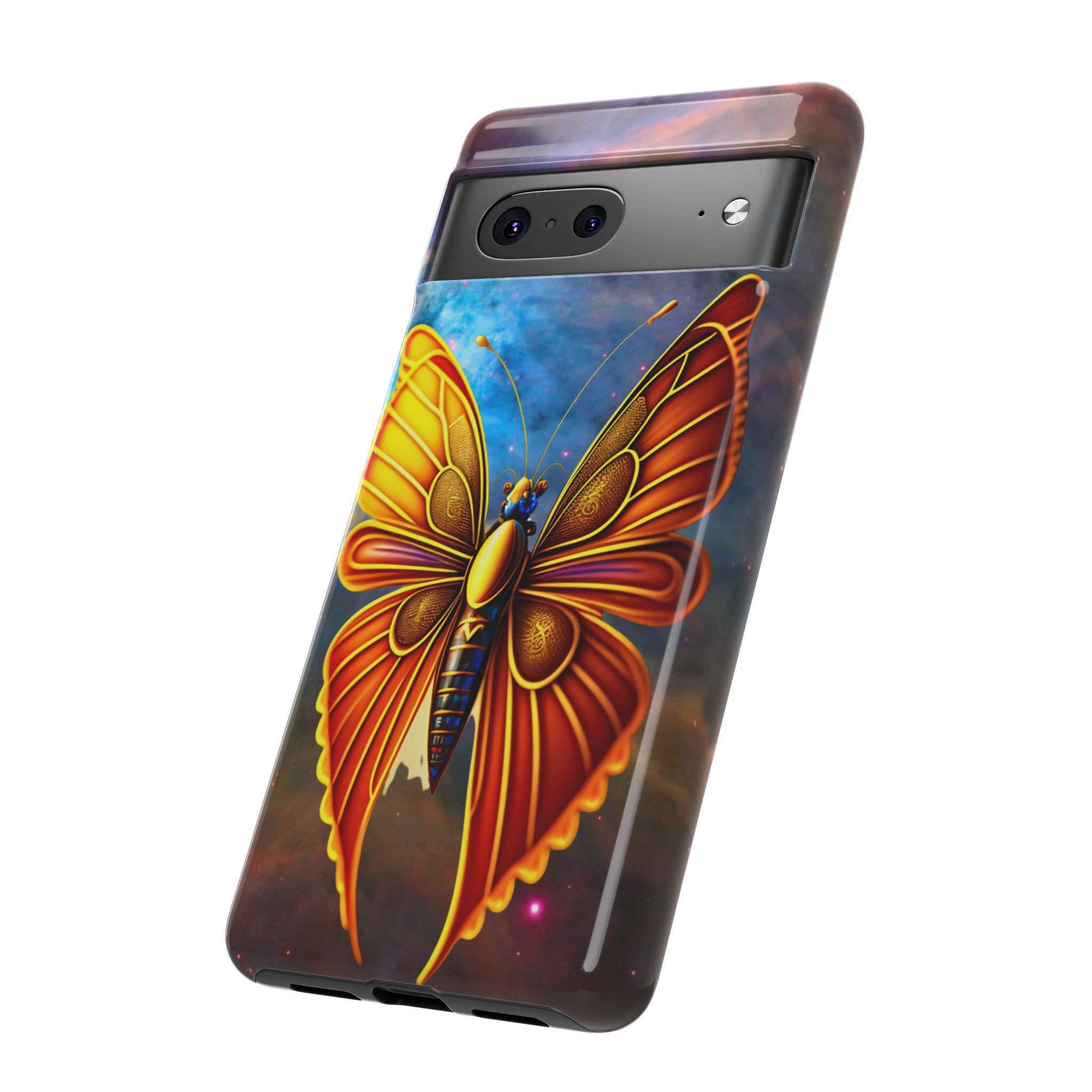 Butterfly on Space Tough Case