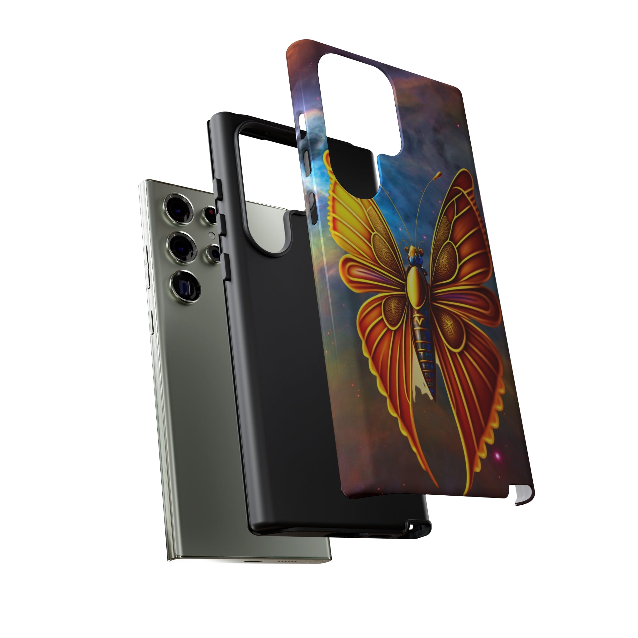 Butterfly on Space Tough Case