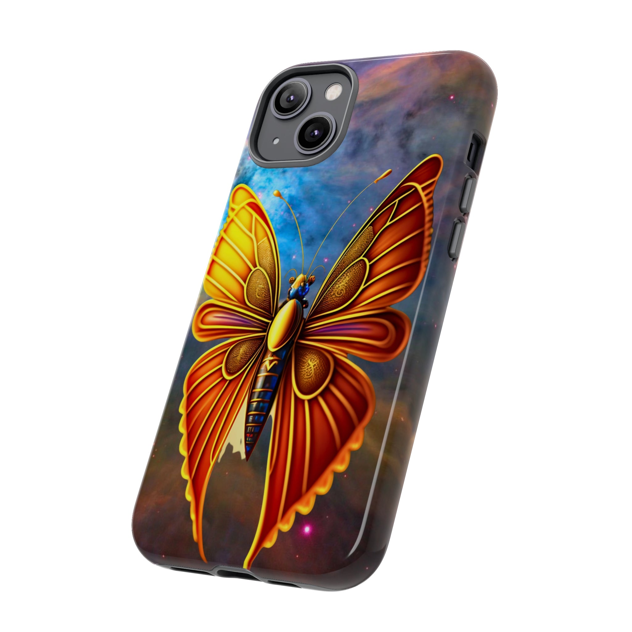 Butterfly on Space Tough Case
