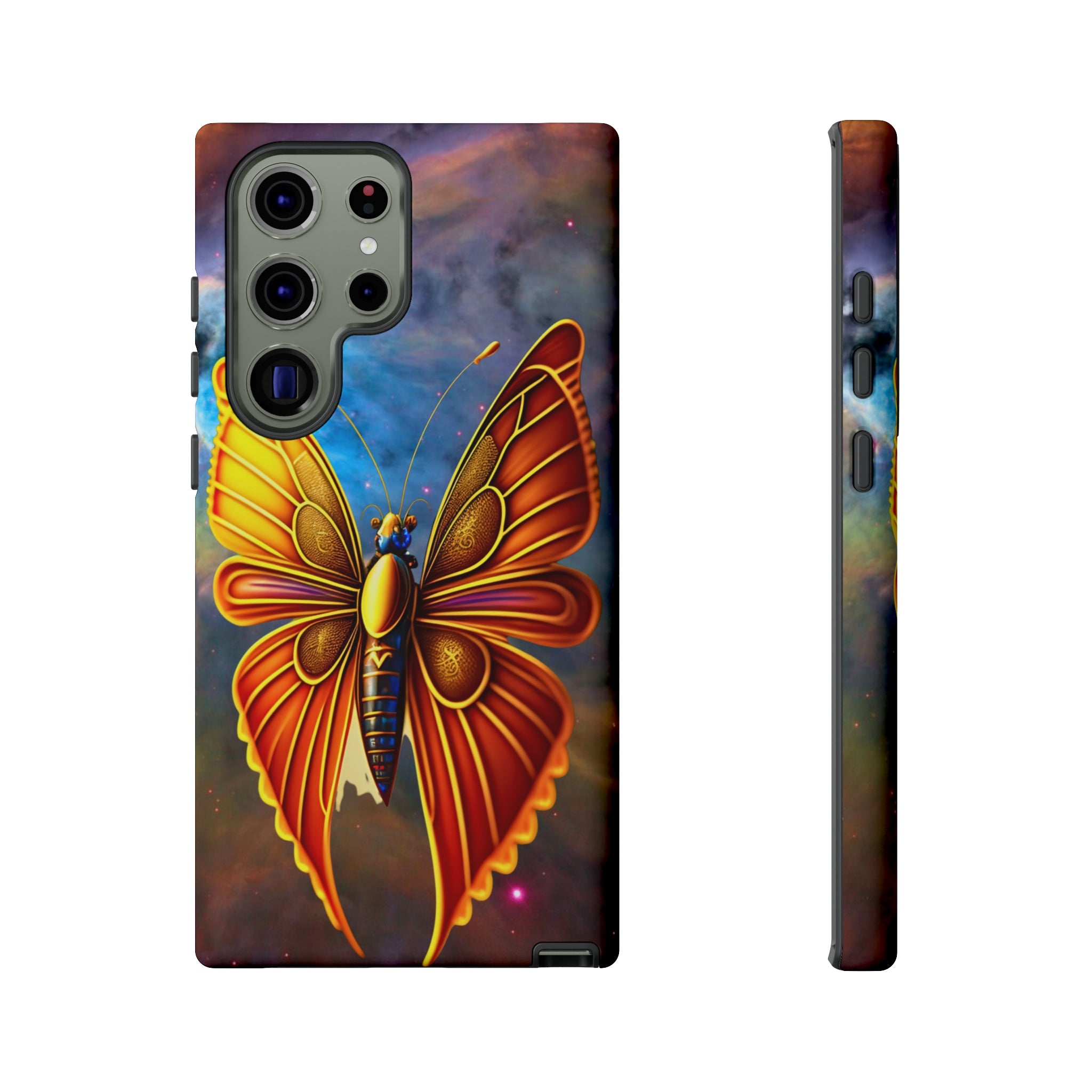 Butterfly on Space Tough Case