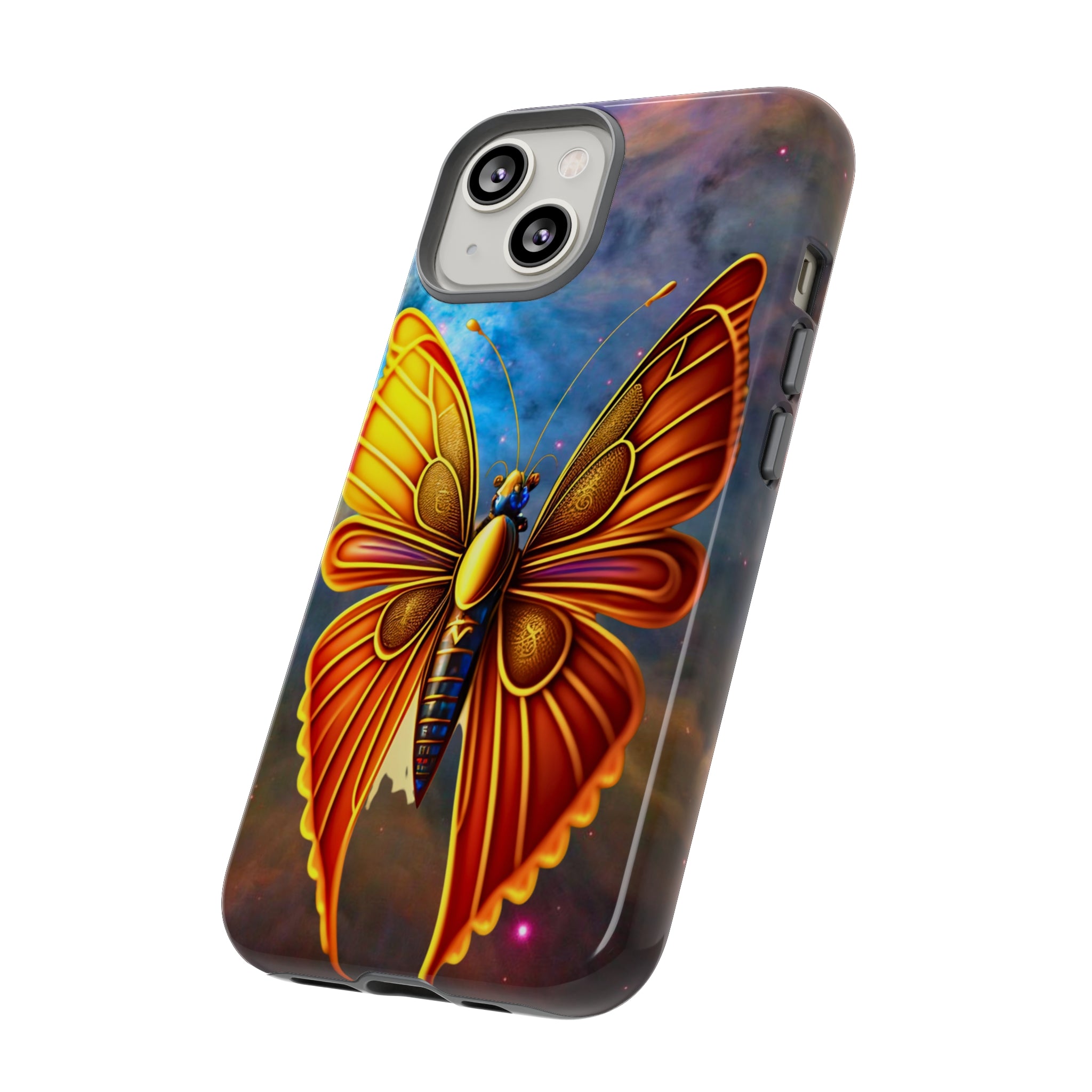 Butterfly on Space Tough Case