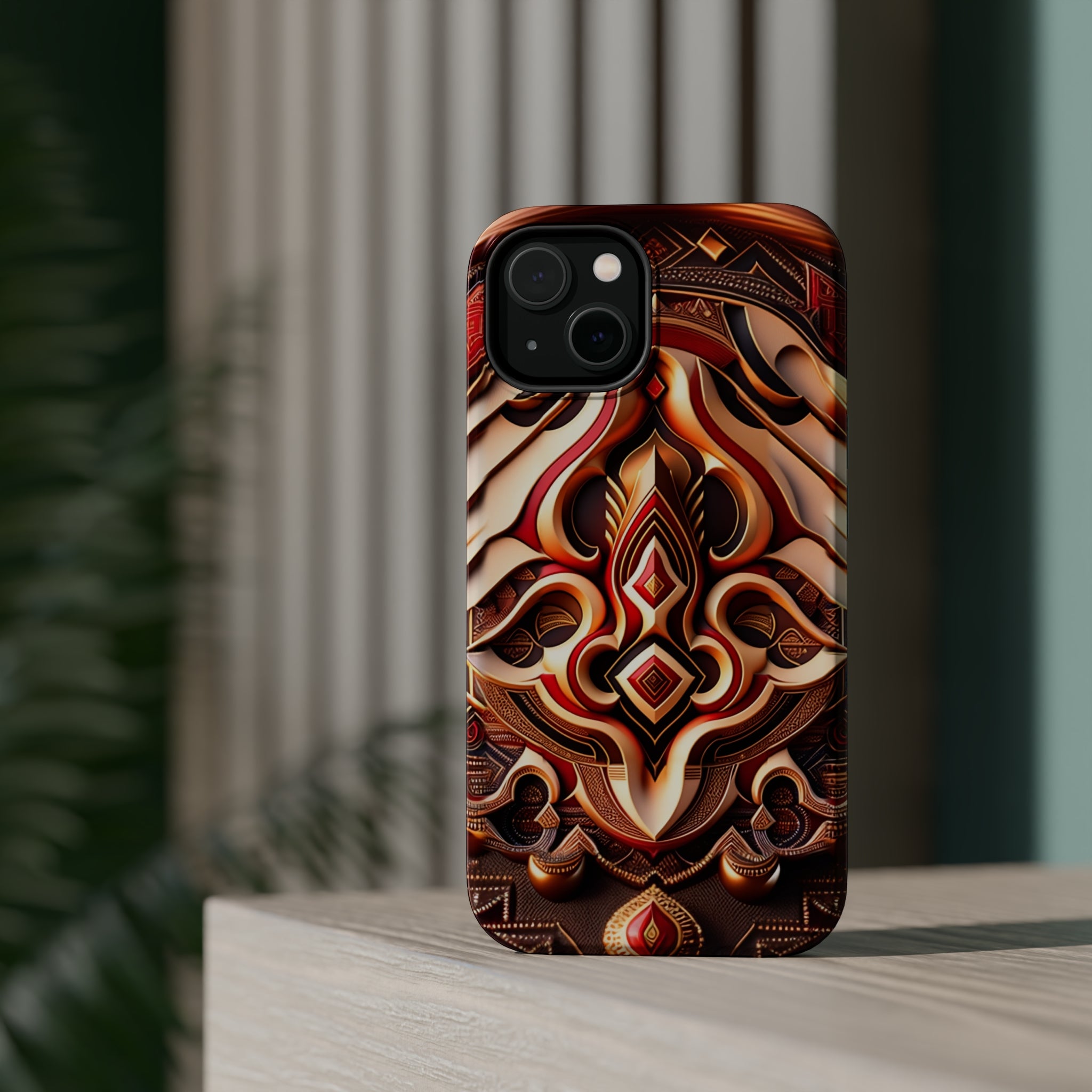 Desert  geometric shapes MagSafe Tough Cases (Arabic style)