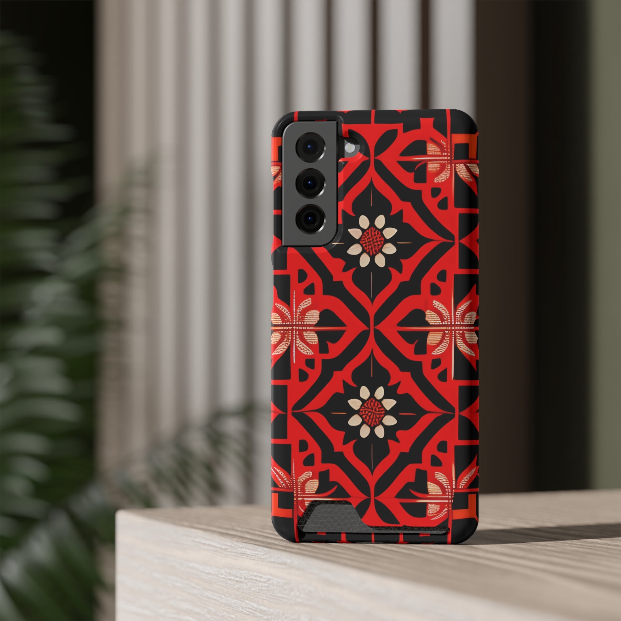 Phone Case With Card Holder ( Indonesian Style I801)