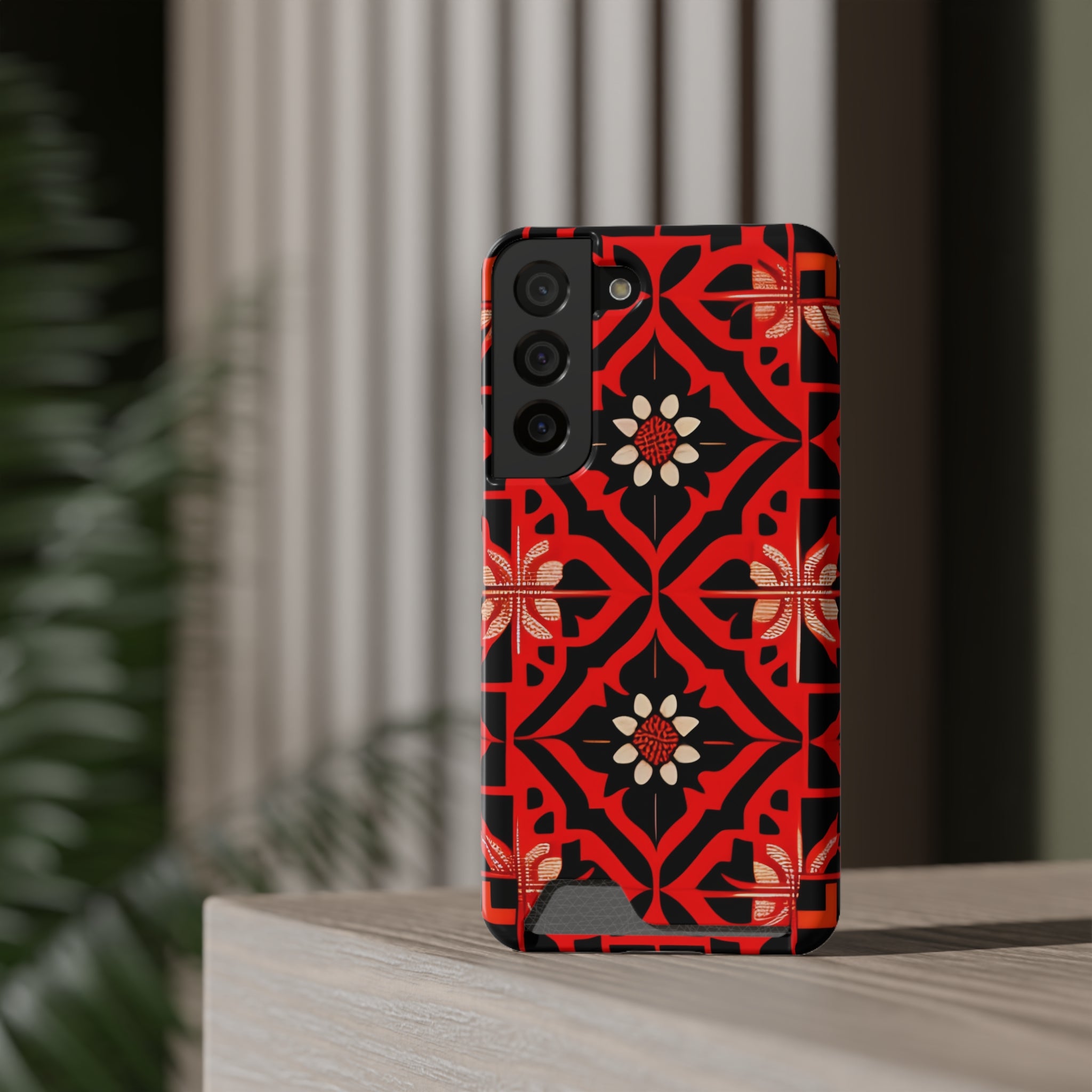 Phone Case With Card Holder ( Indonesian Style I801)