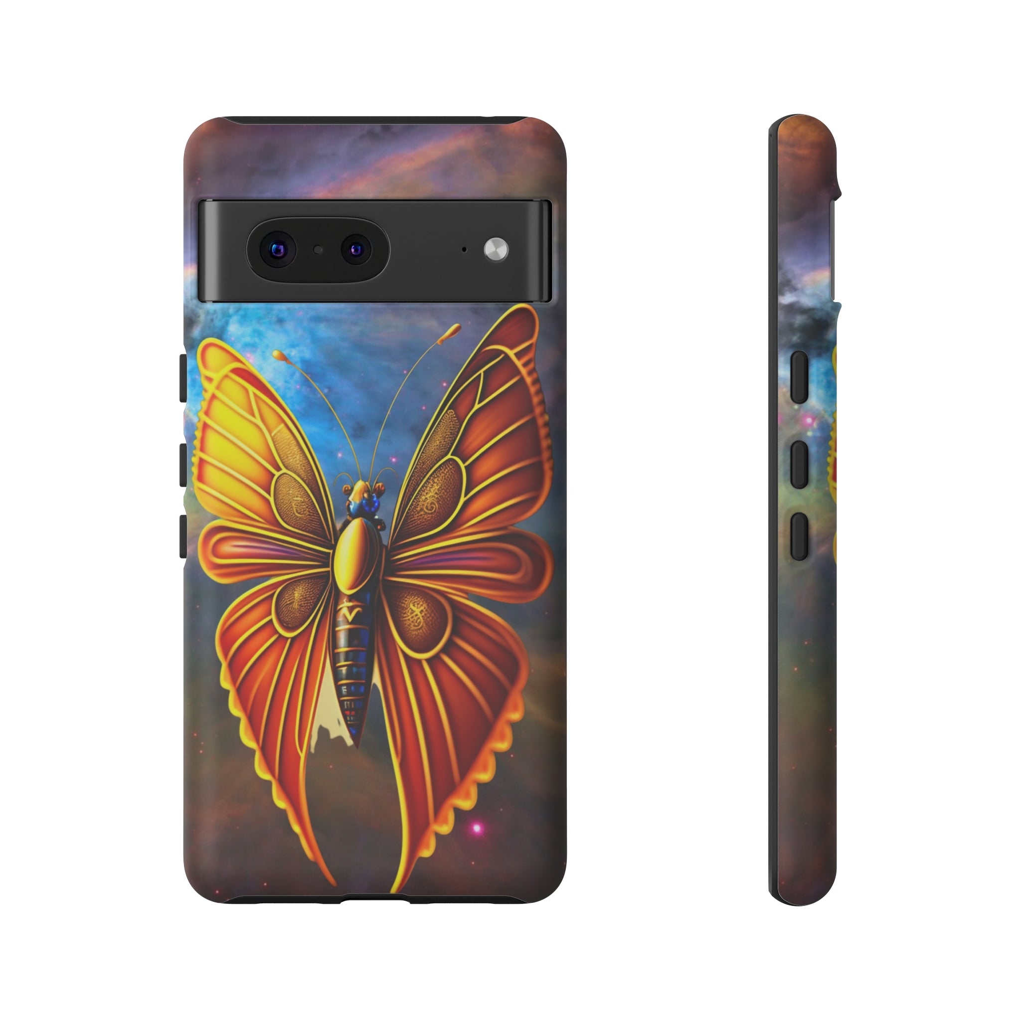 Butterfly on Space Tough Case