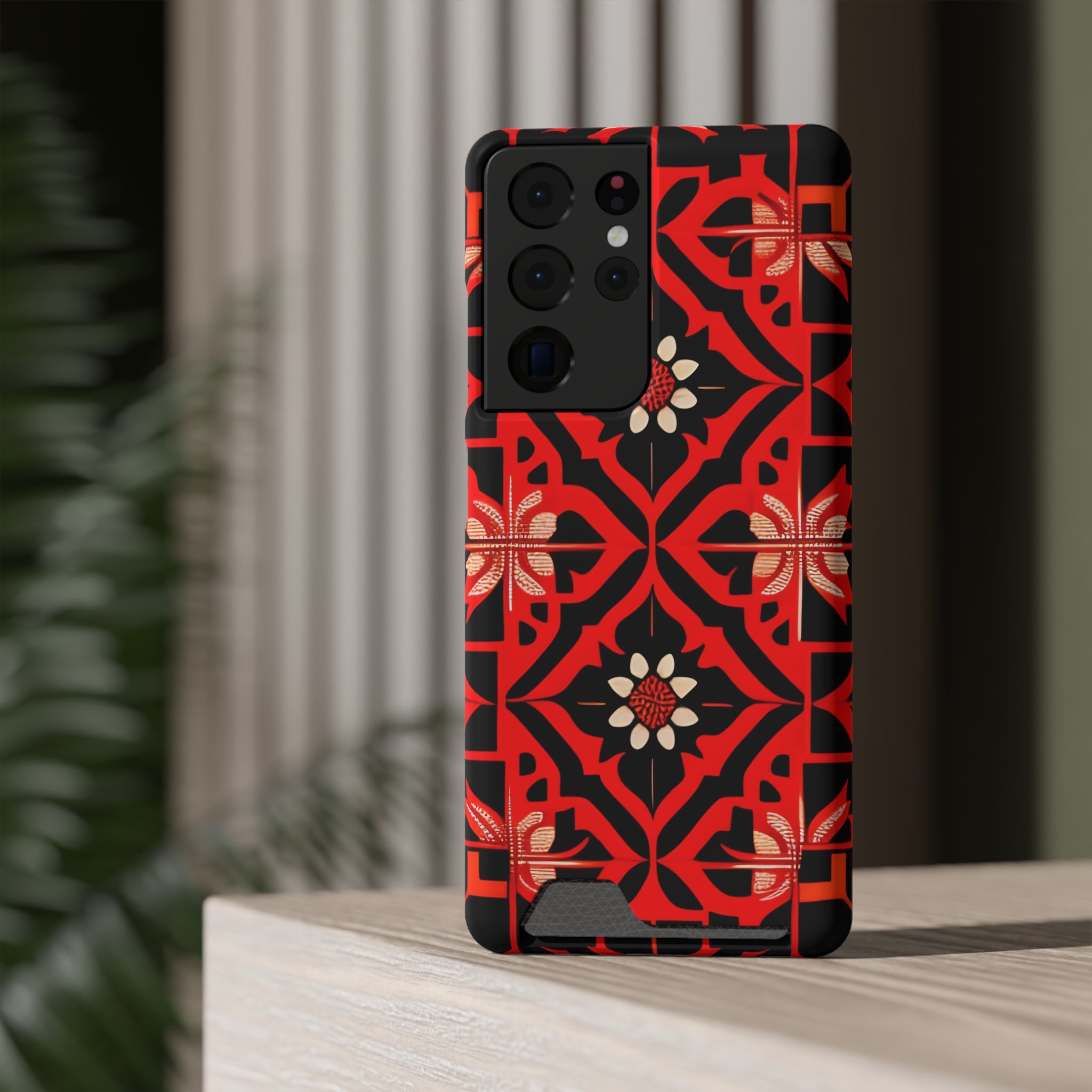 Phone Case With Card Holder ( Indonesian Style I801)