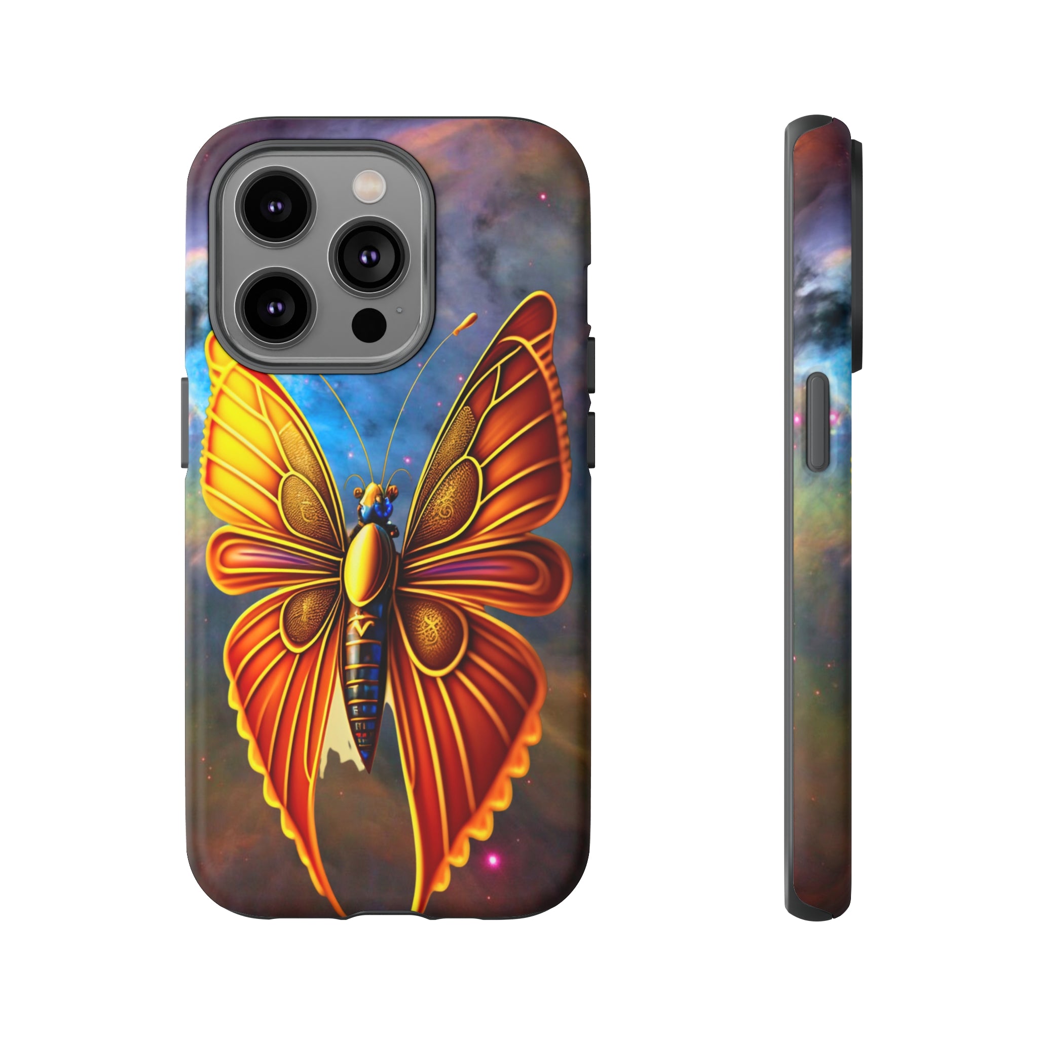 Butterfly on Space Tough Case