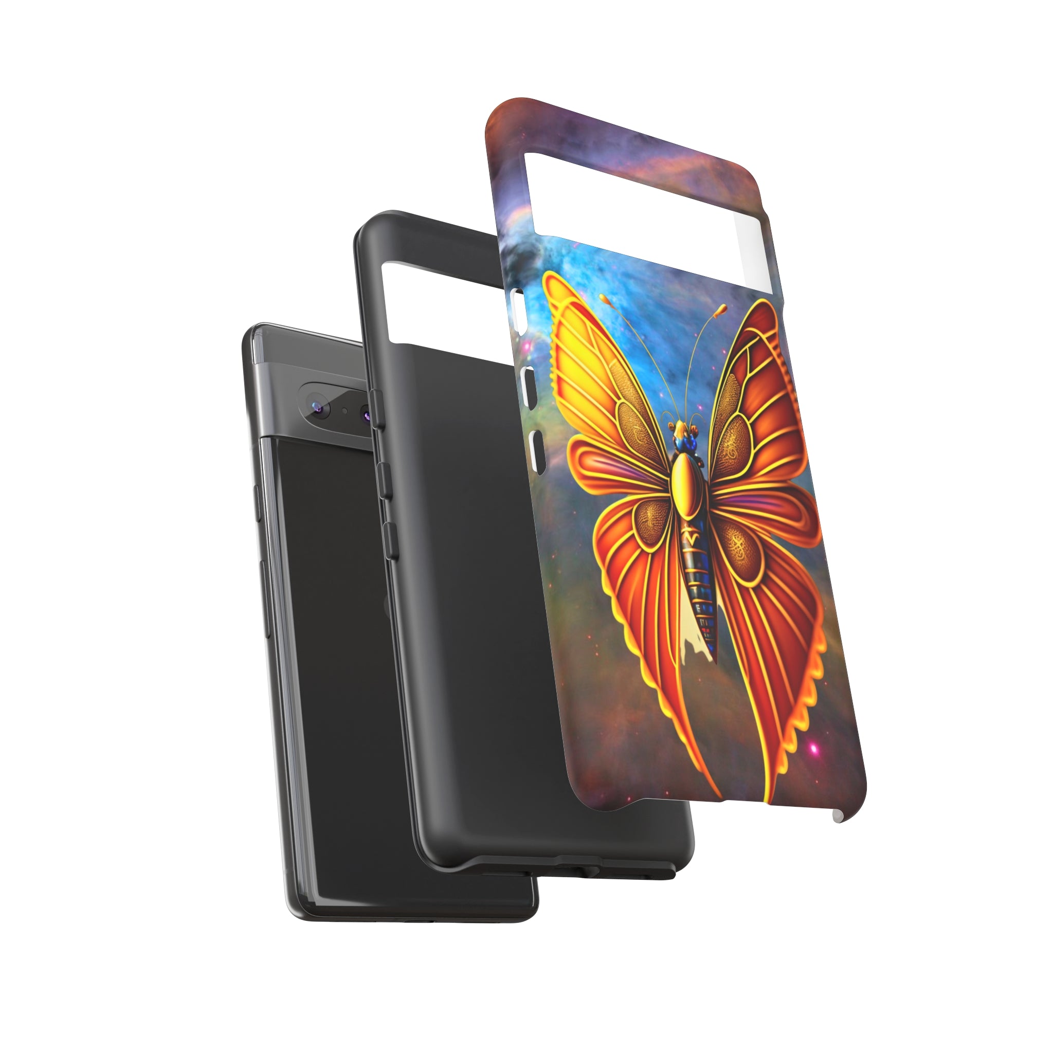 Butterfly on Space Tough Case