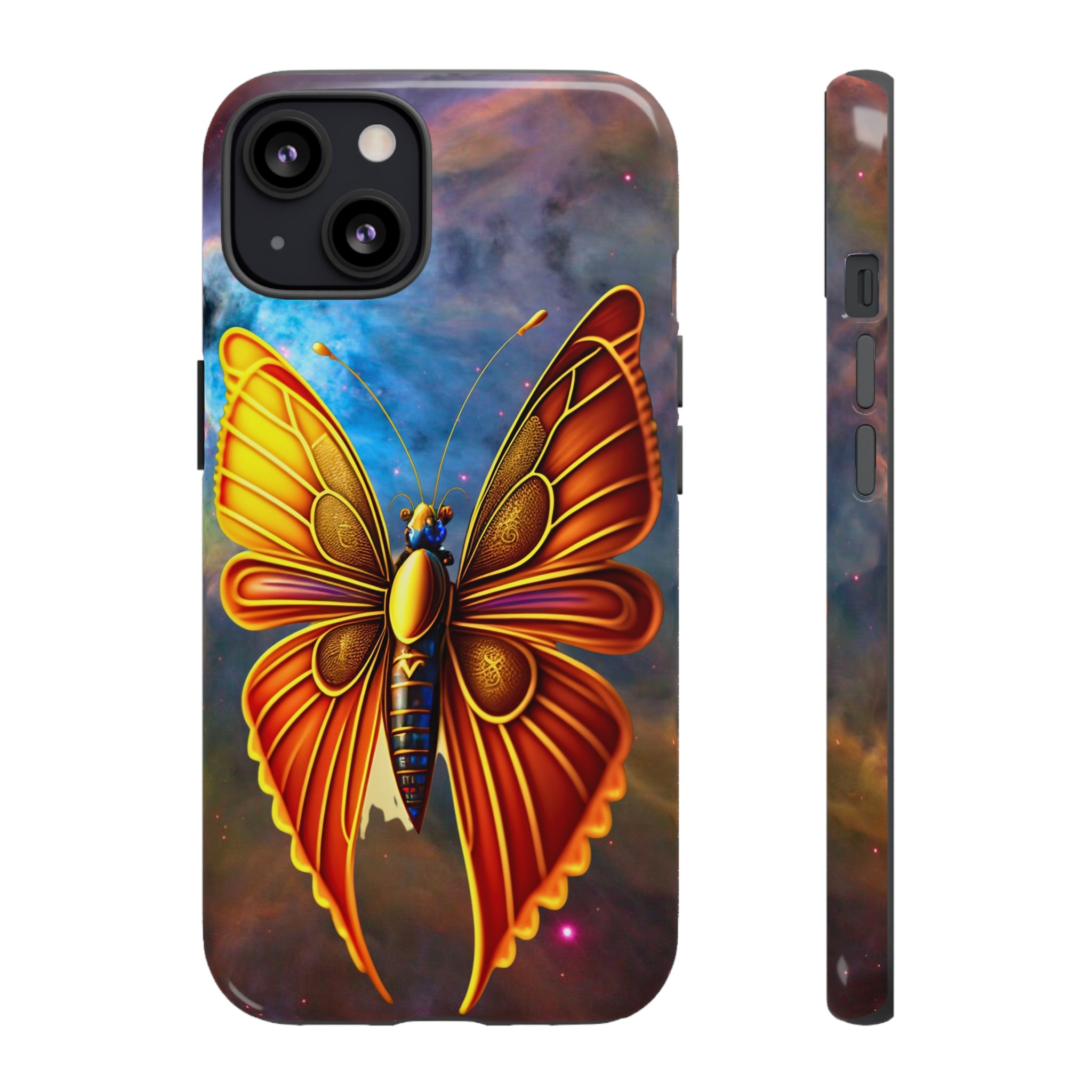 Butterfly on Space Tough Case