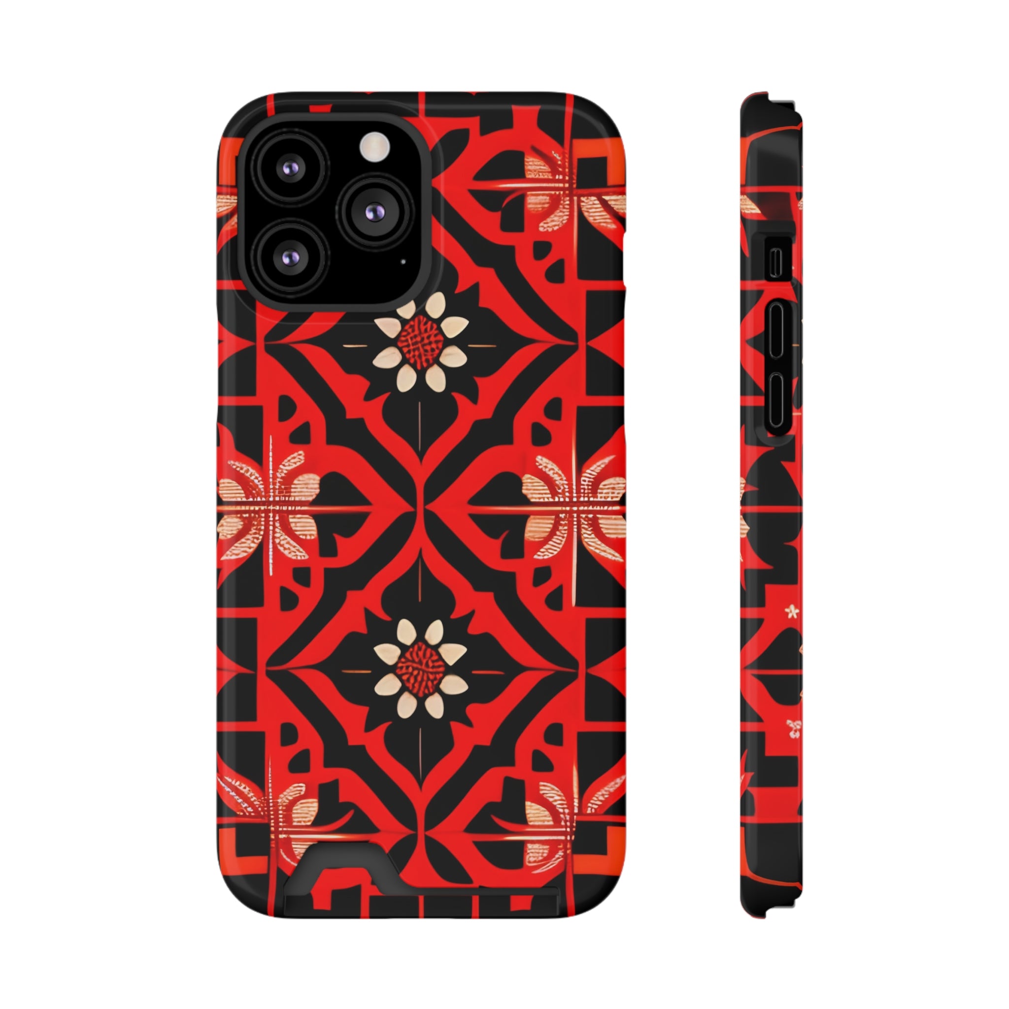 Phone Case With Card Holder ( Indonesian Style I801)
