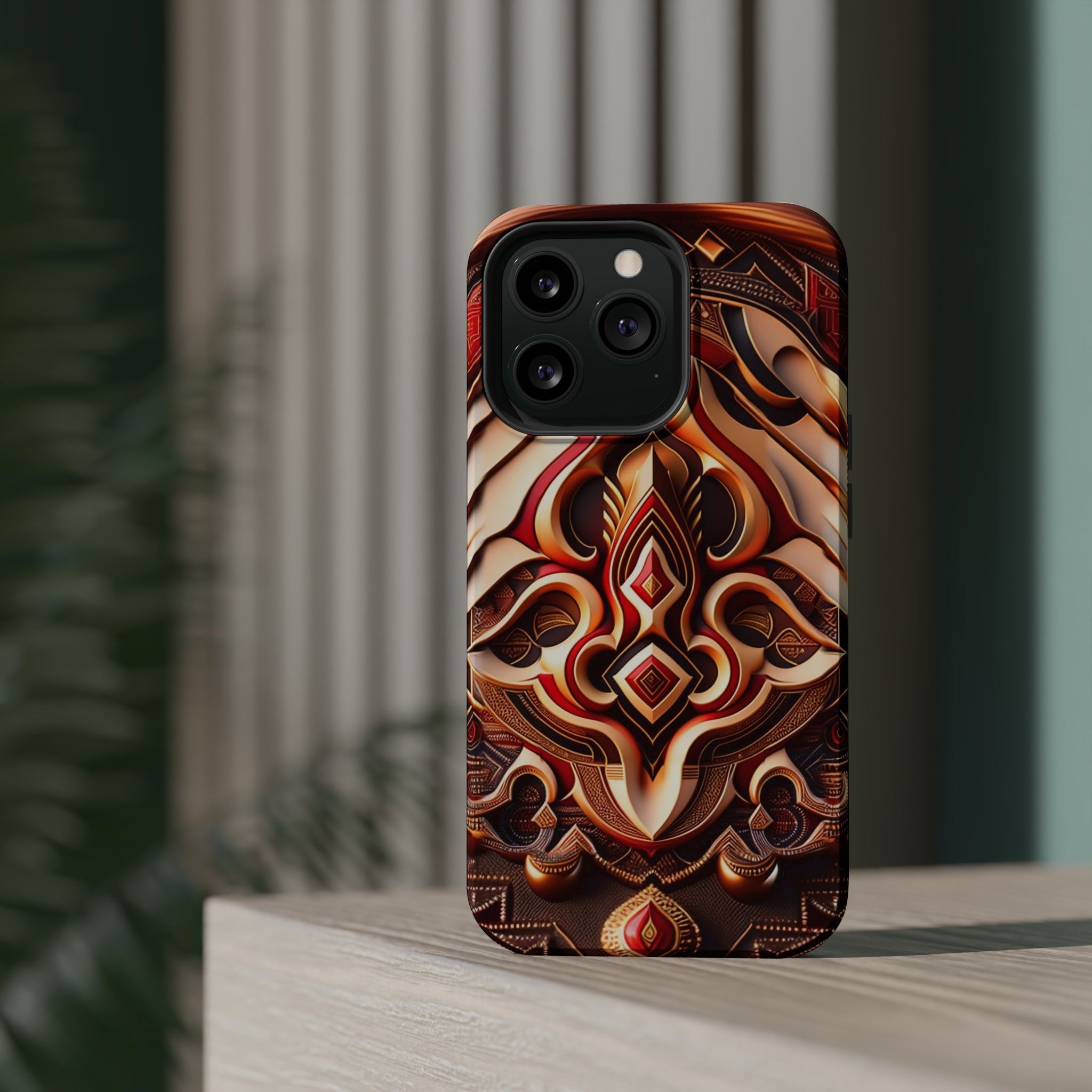 Desert  geometric shapes MagSafe Tough Cases (Arabic style)