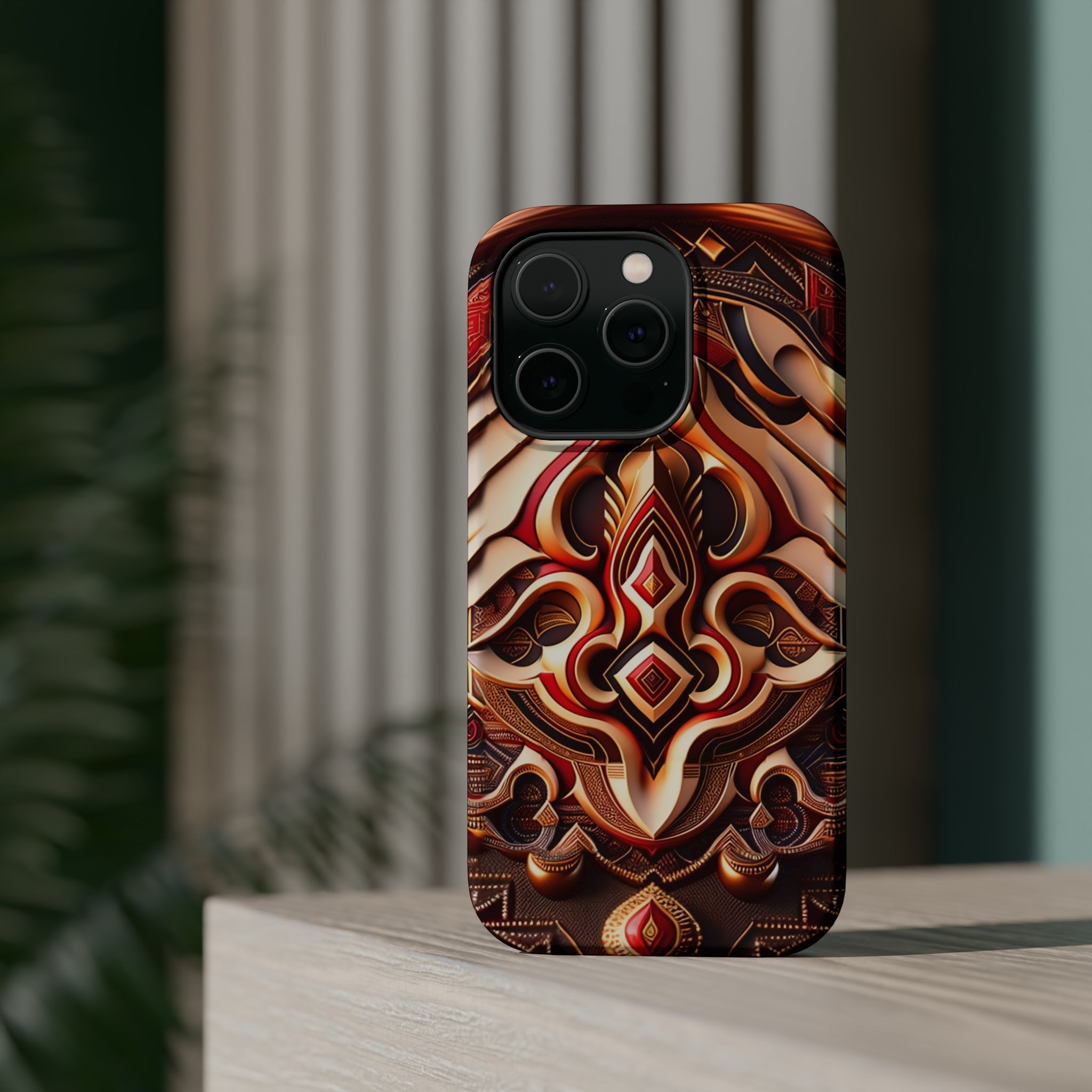 Desert  geometric shapes MagSafe Tough Cases (Arabic style)