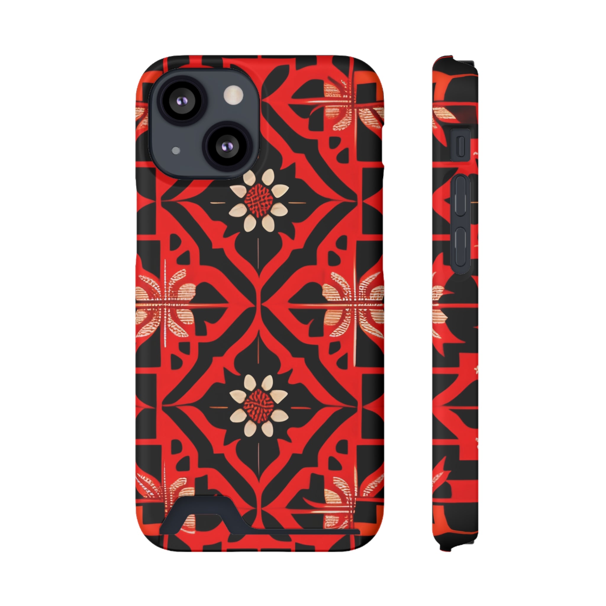Phone Case With Card Holder ( Indonesian Style I801)