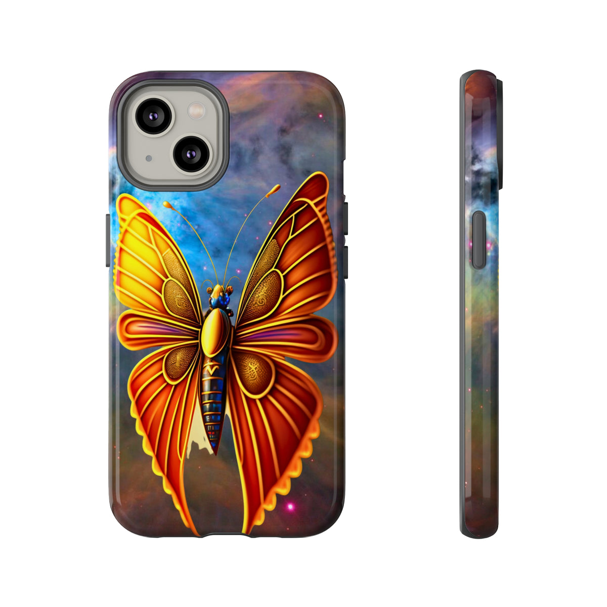 Butterfly on Space Tough Case