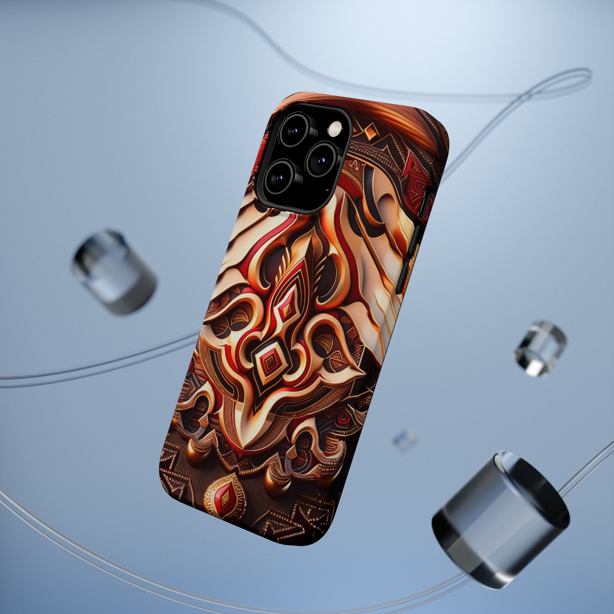 Desert  geometric shapes MagSafe Tough Cases (Arabic style)