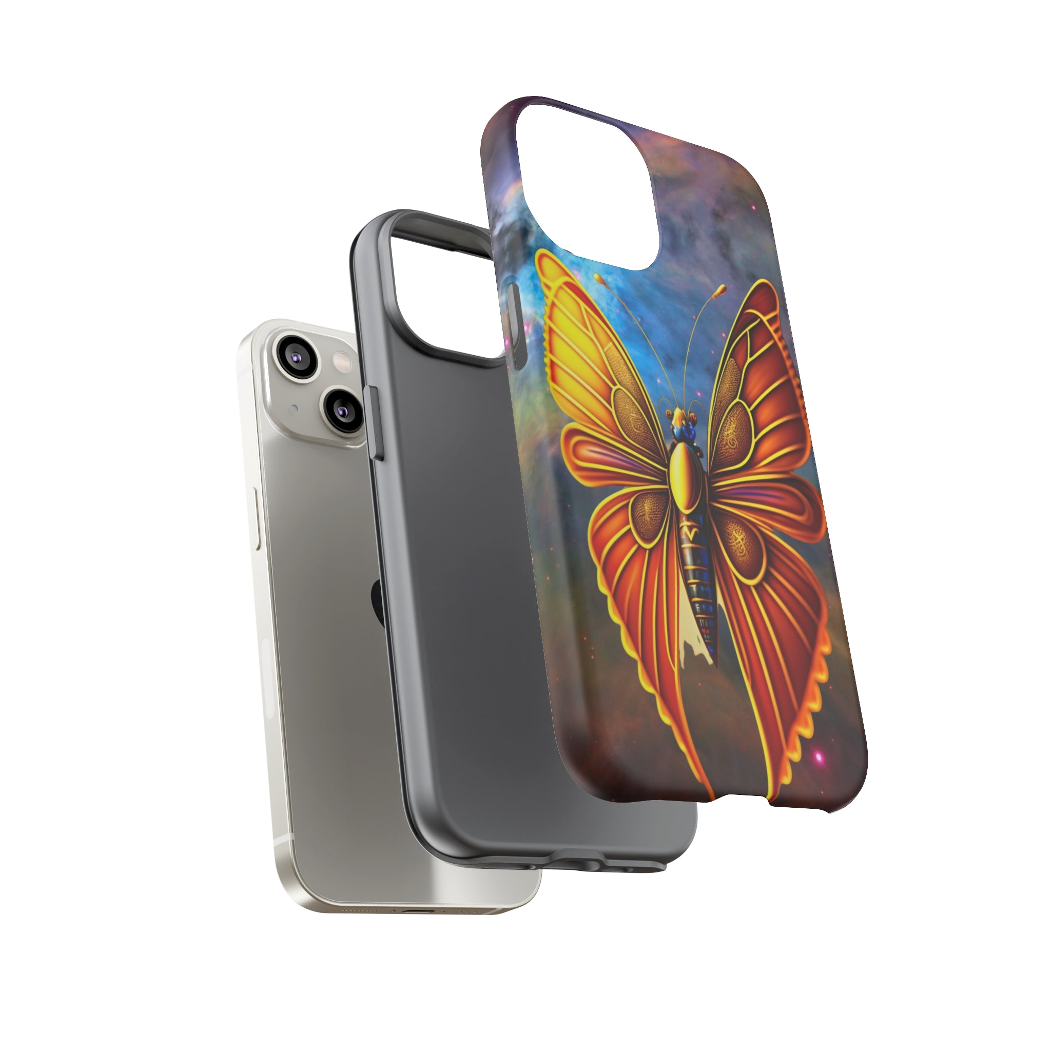 Butterfly on Space Tough Case