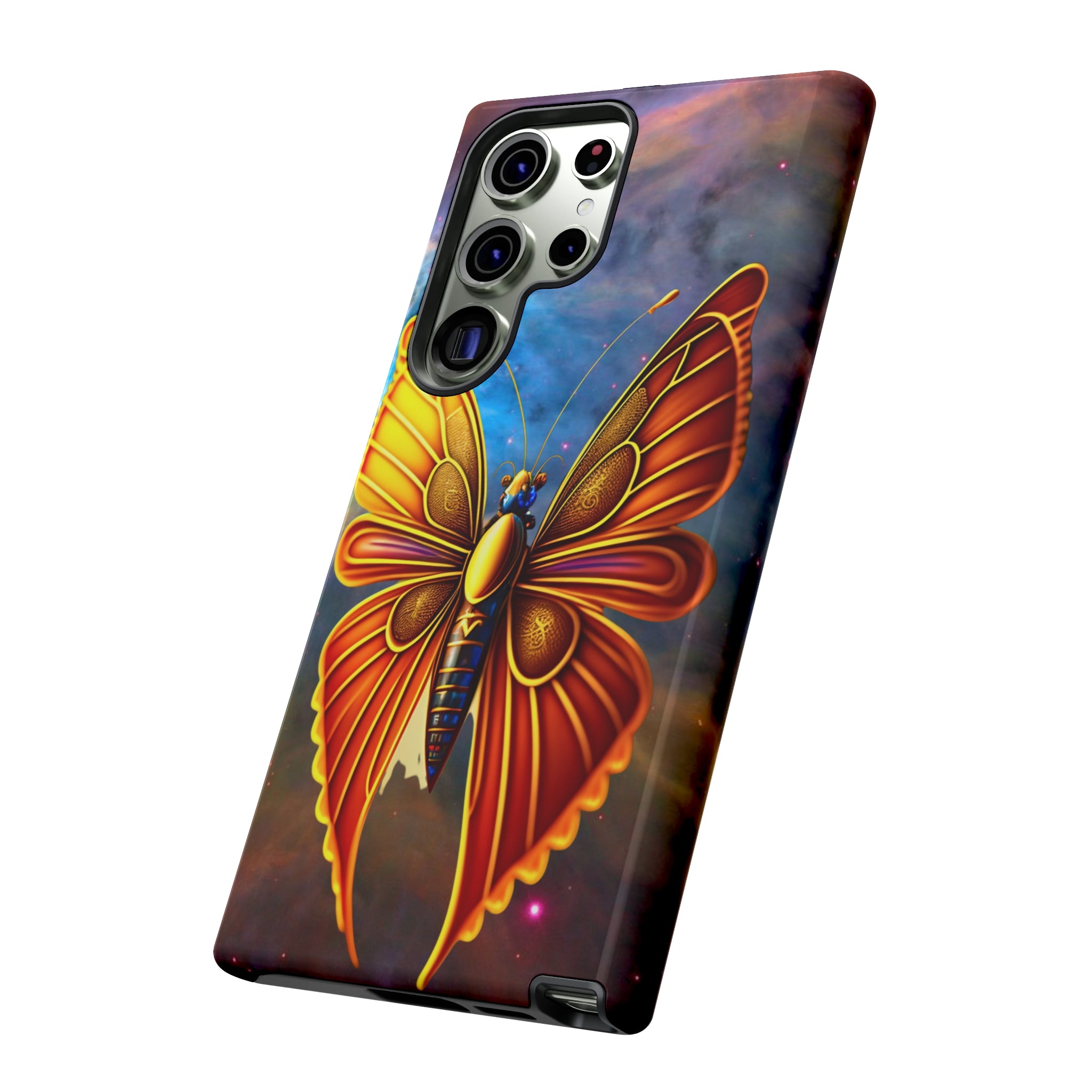 Butterfly on Space Tough Case