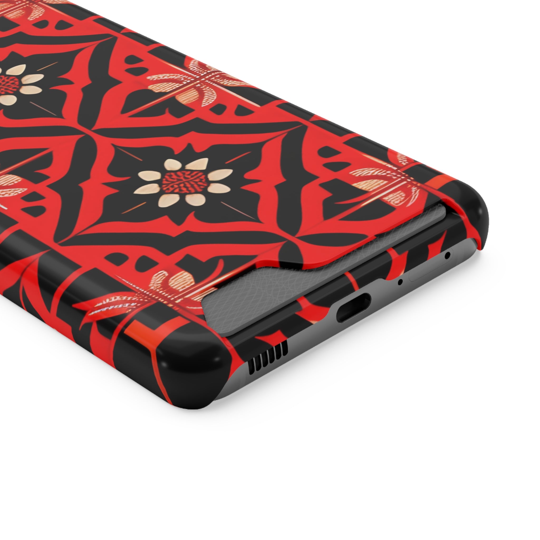 Phone Case With Card Holder ( Indonesian Style I801)